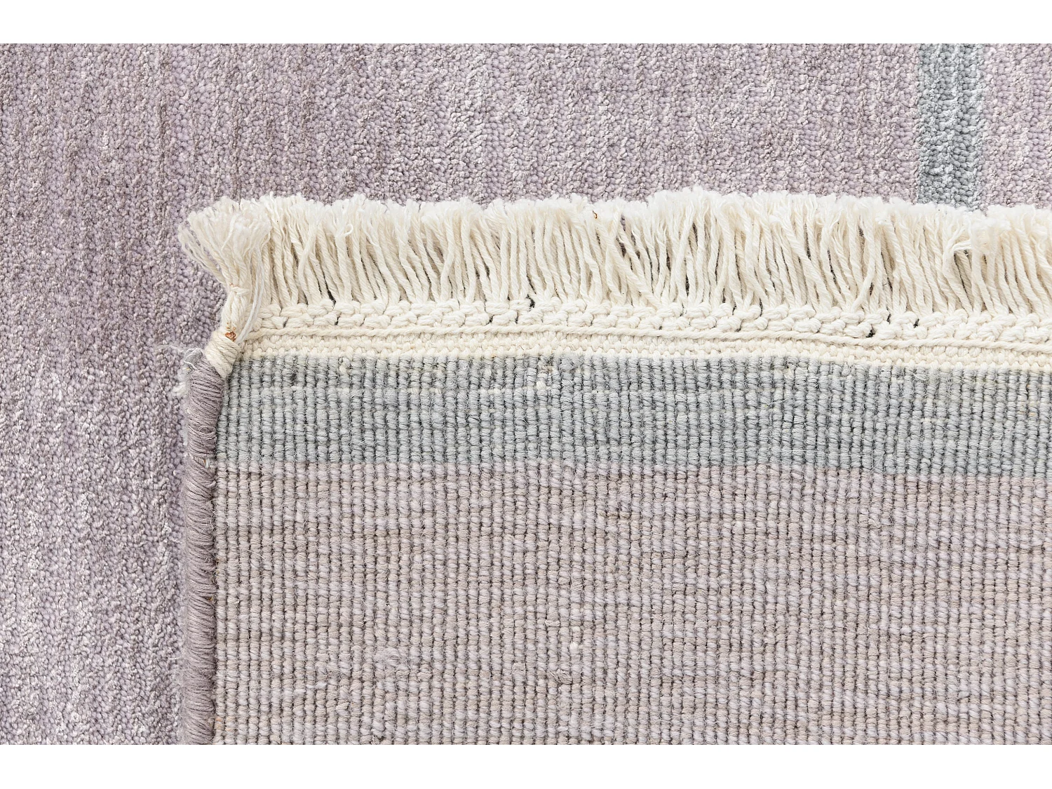 Läufer-Wollteppich 81x297 Rosa Darya