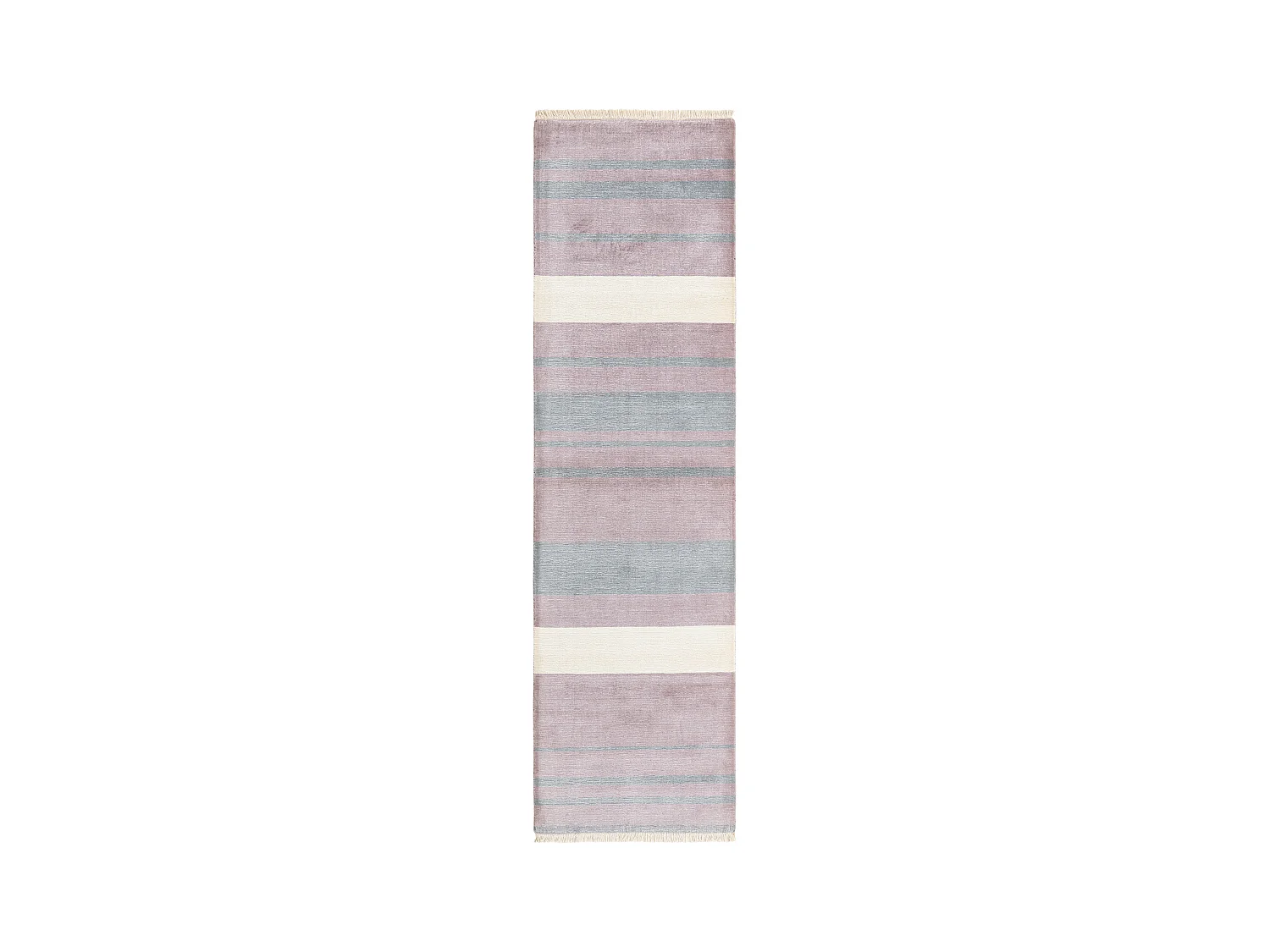 Tapis de couloir en laine 81x297 rose Darya