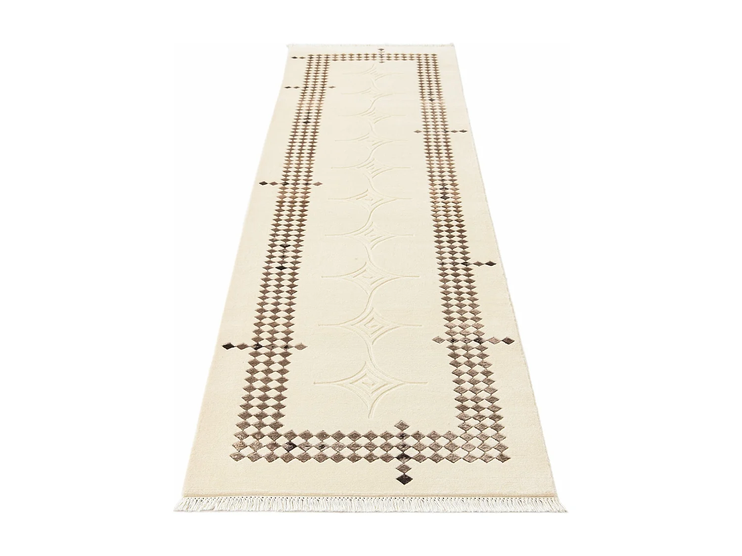 Loper-Woltapijt 297x79 Beige Darya