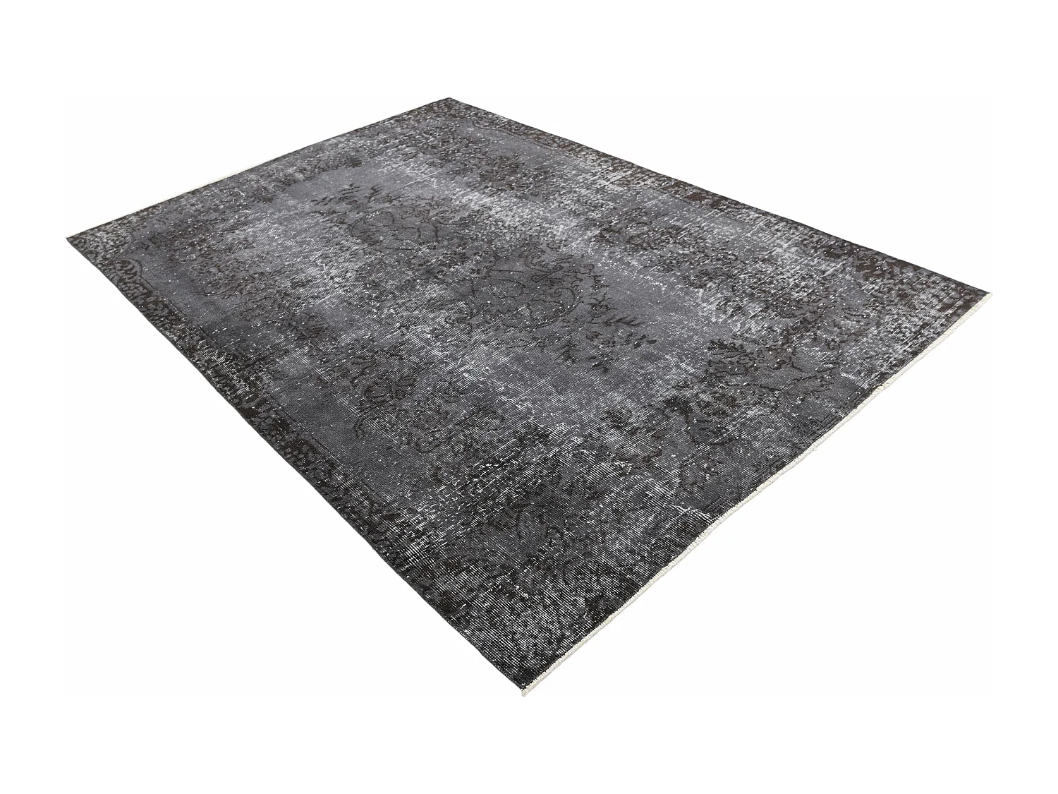 Tapis de laine 160x231 gris Ultra Vintage