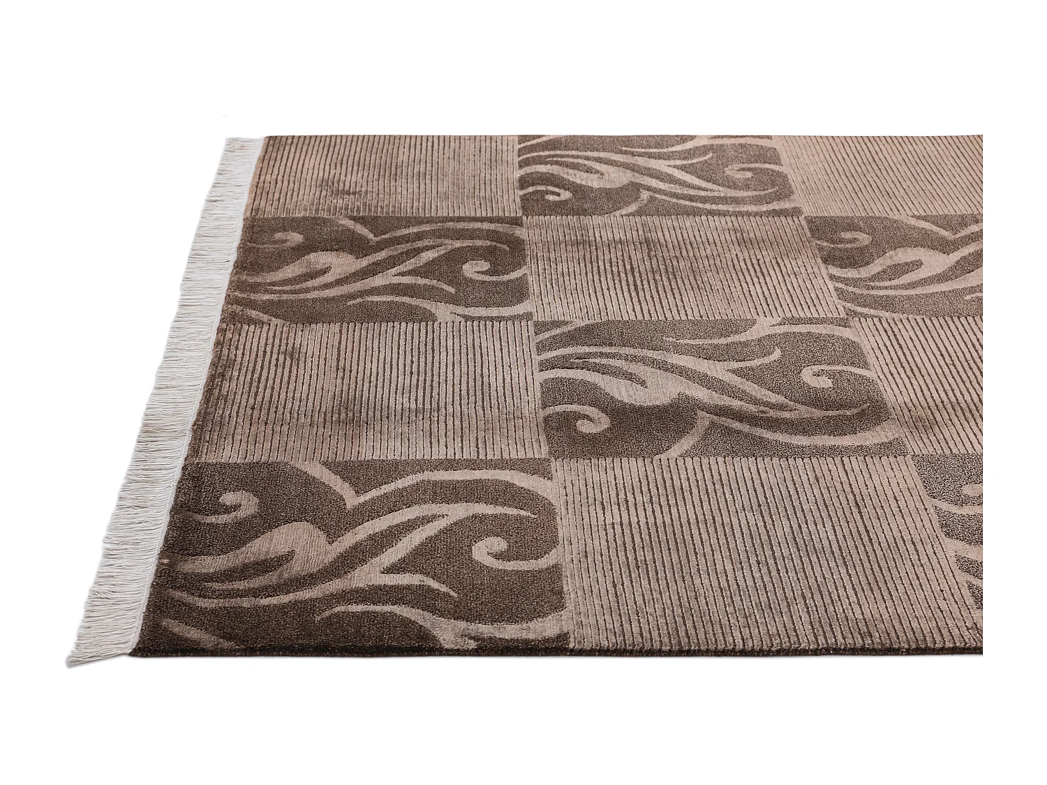 Tappeto in lana 170x244 marrone Darya