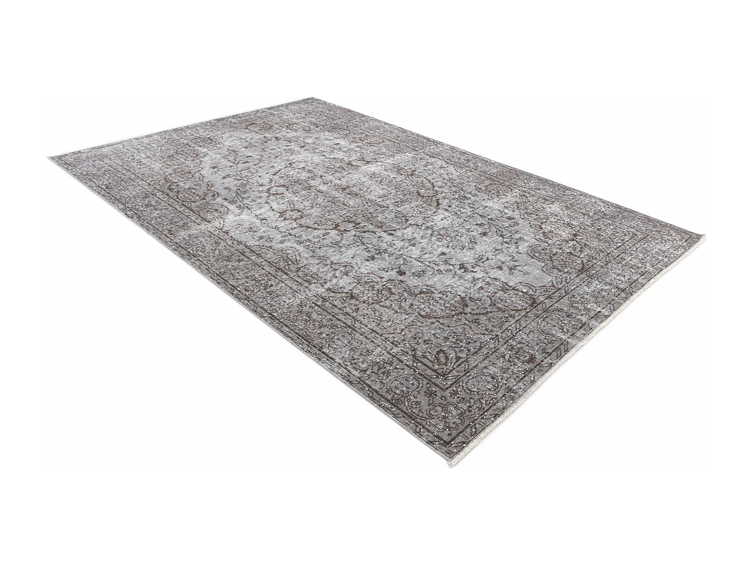 Tapis de laine 163x262 gris Ultra Vintage