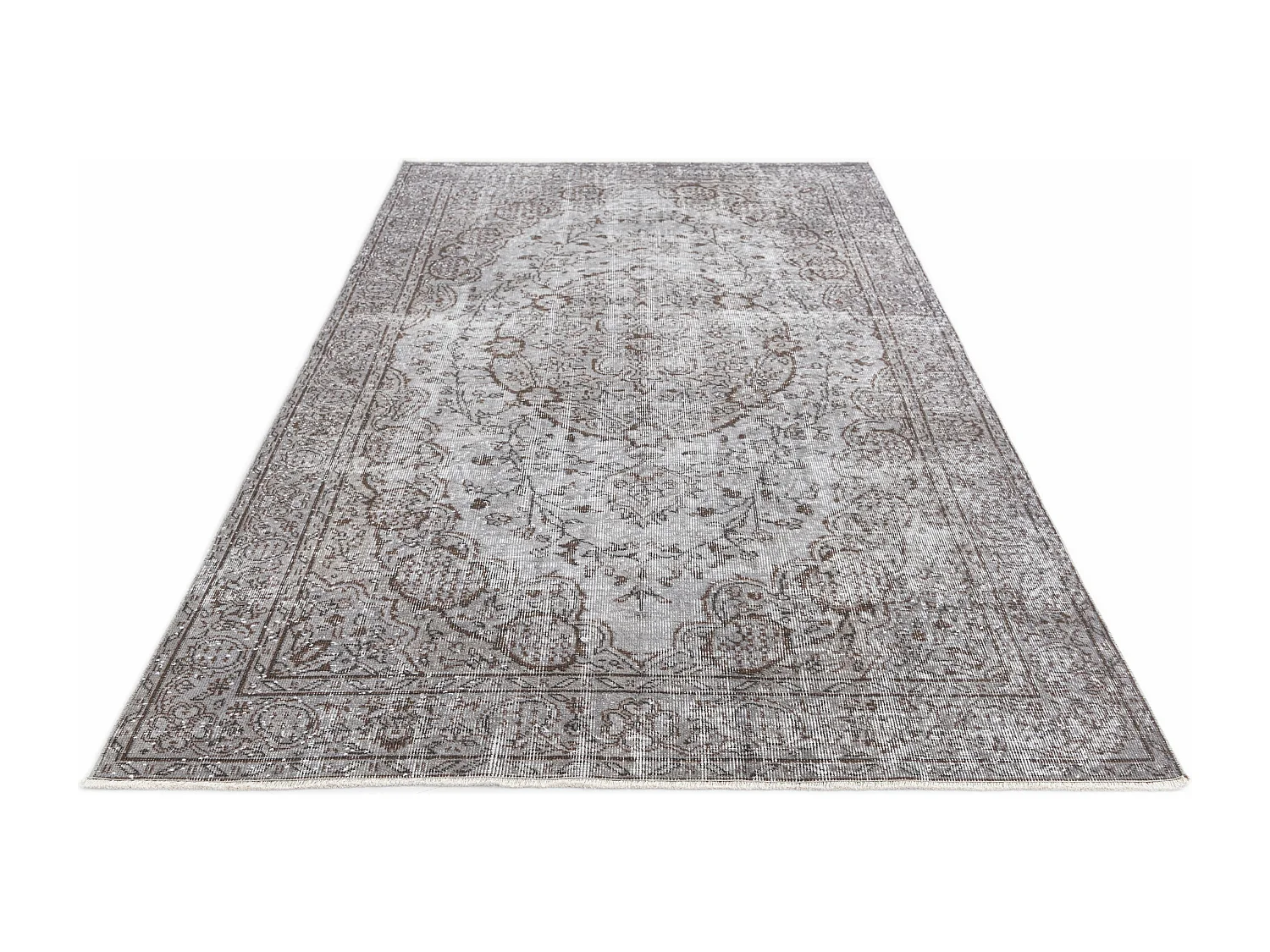 Tapis de laine 163x262 gris Ultra Vintage