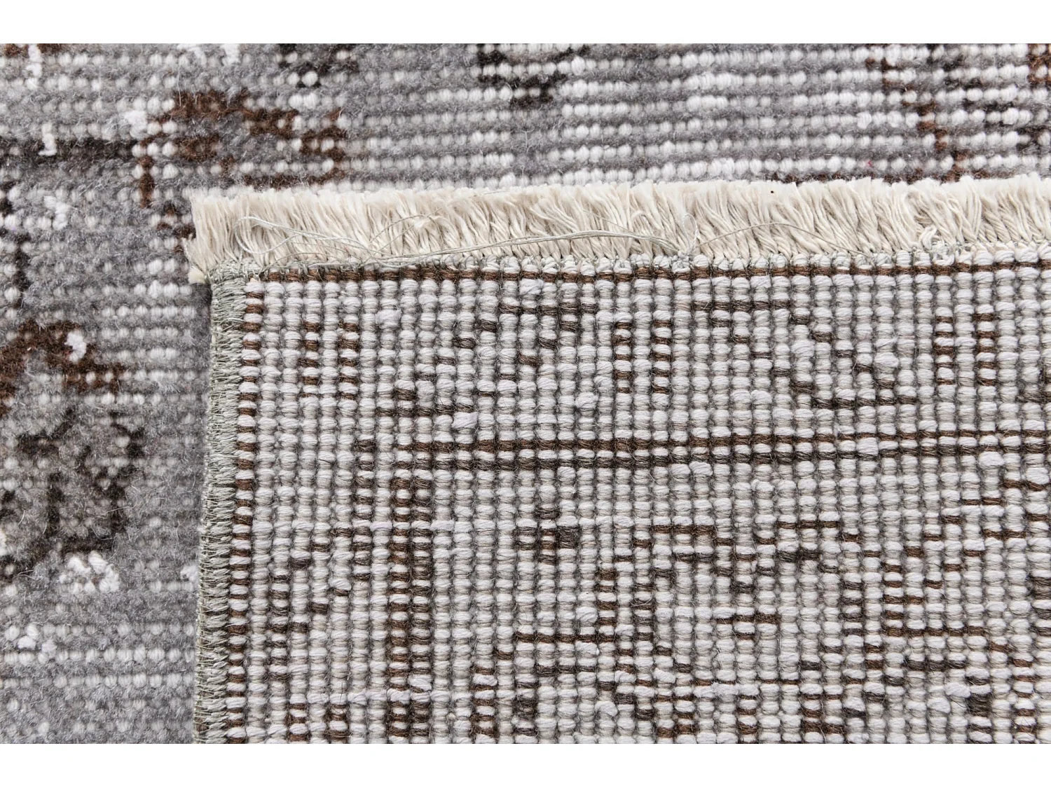 Tapis de laine 163x262 gris Ultra Vintage