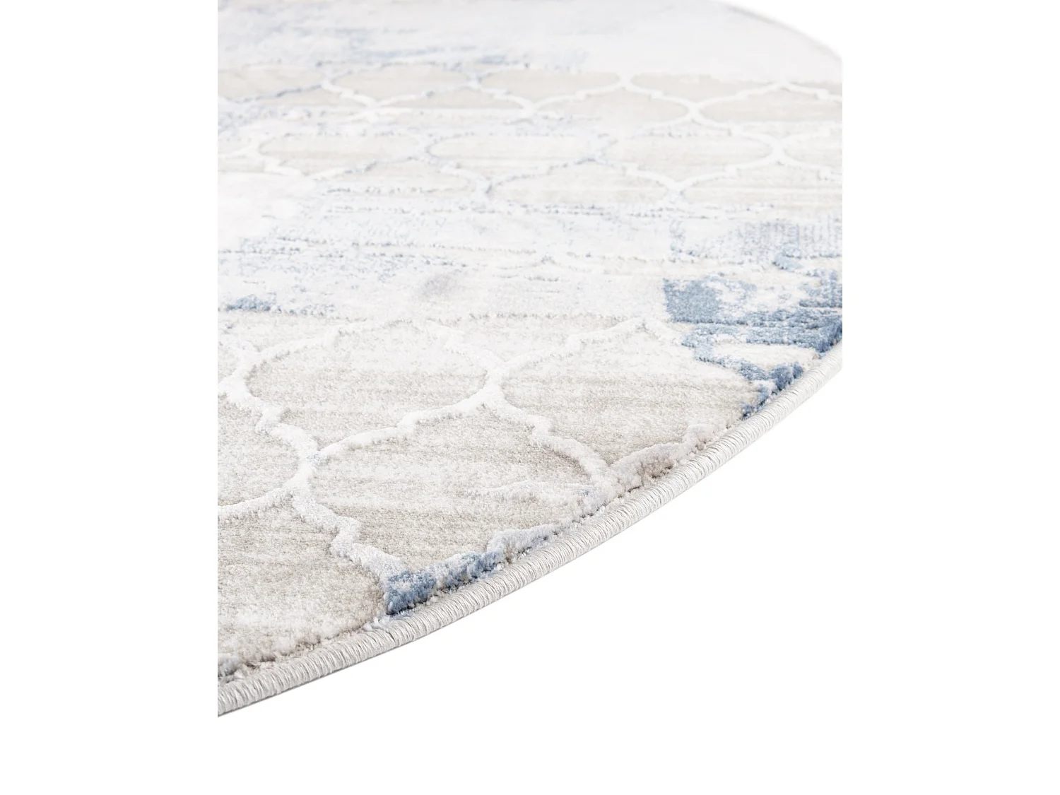 Tapis 240x240 Bleu Davos Mesh