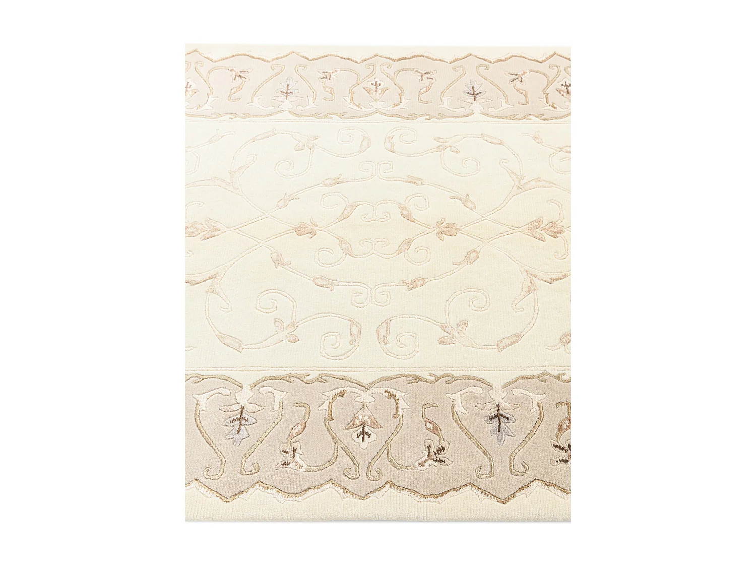 Tapis de laine 122x178 beige Darya