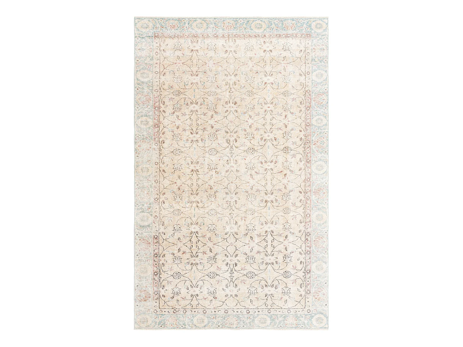 Tapis de laine 163x262 beige Ultra Vintage