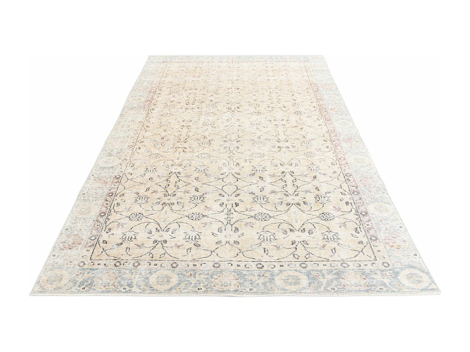 Tapis de laine 163x262 beige Ultra Vintage