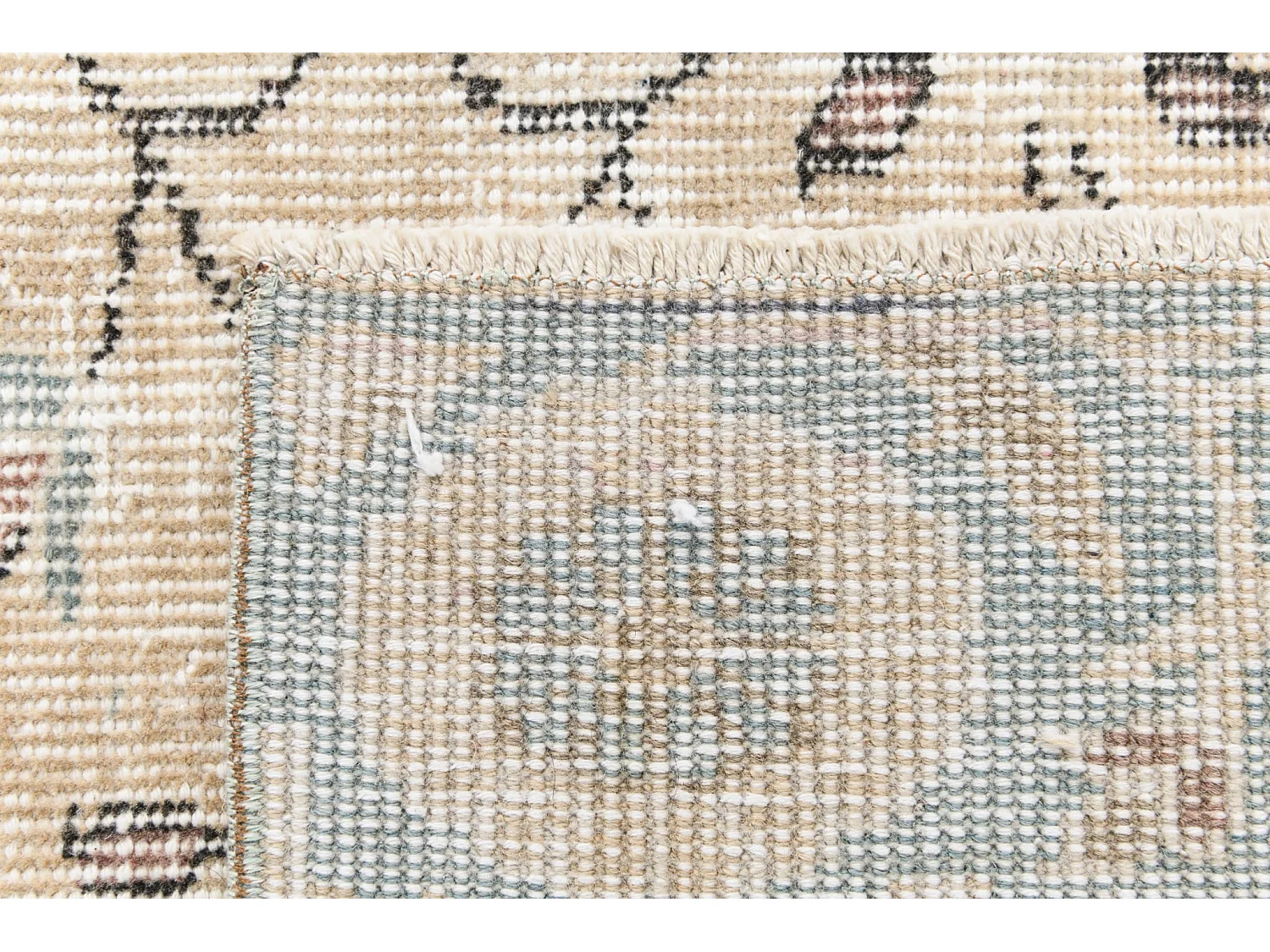 Tapis de laine 163x262 beige Ultra Vintage