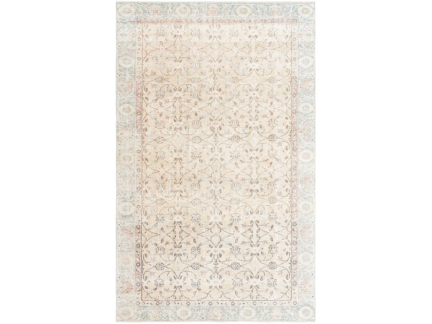 Tapis de laine 163x262 beige Ultra Vintage