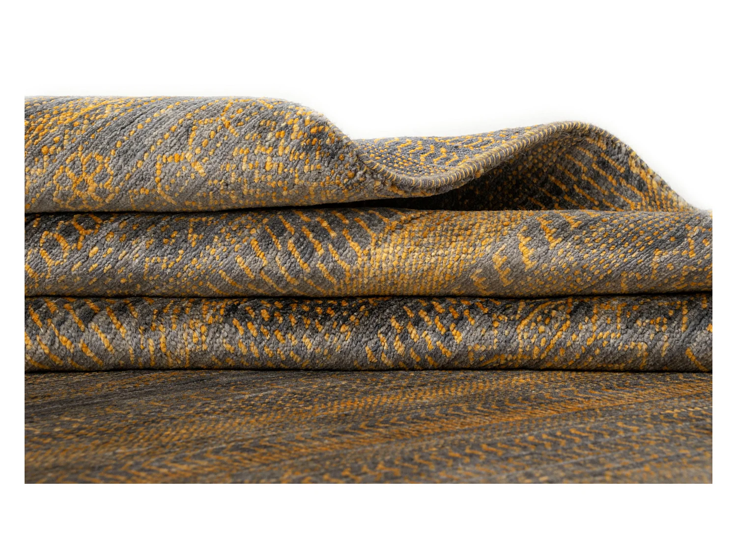 Tapis de laine 156x209 gris Juma