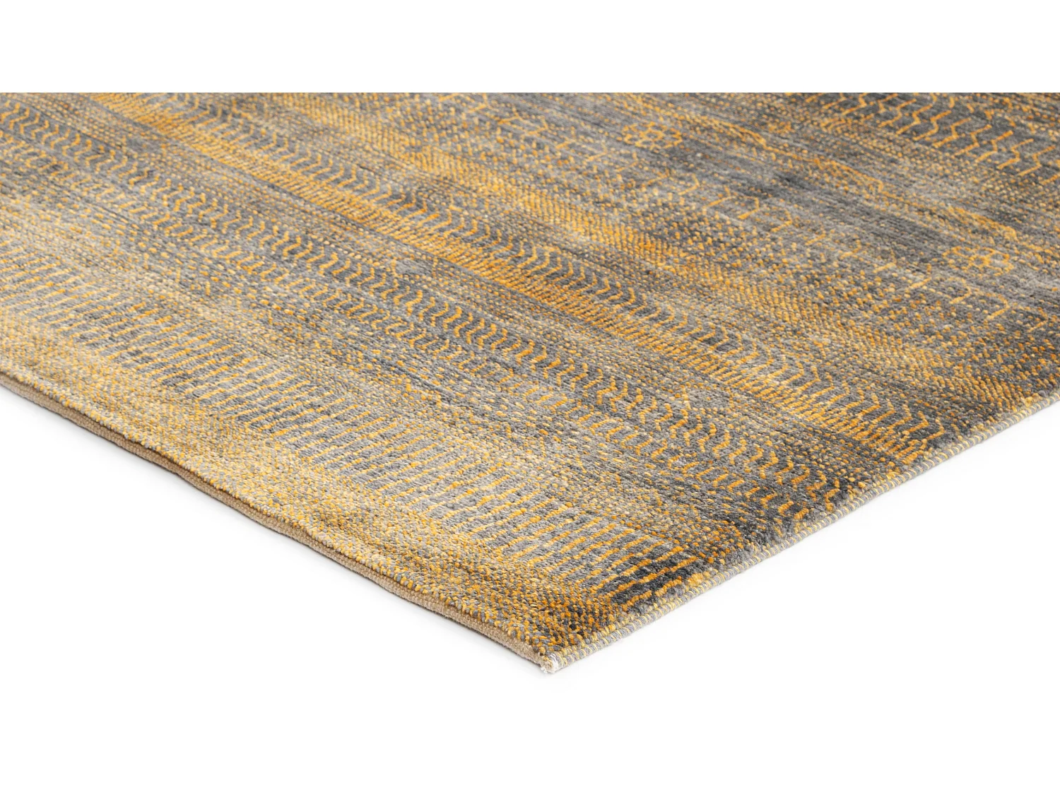 Tapis de laine 156x209 gris Juma