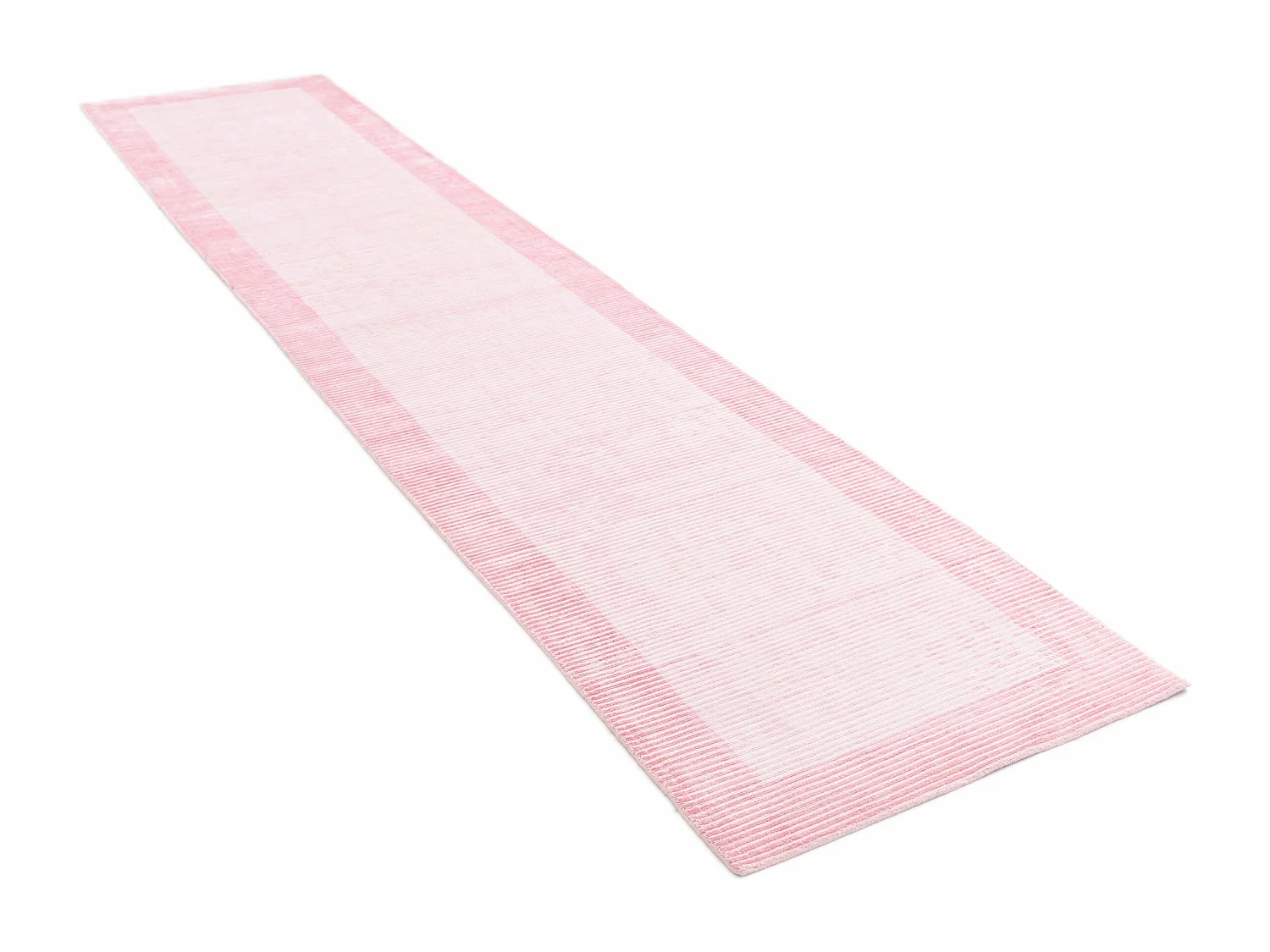 Tappeto per corridoio in lana 81x396 rosa Darya