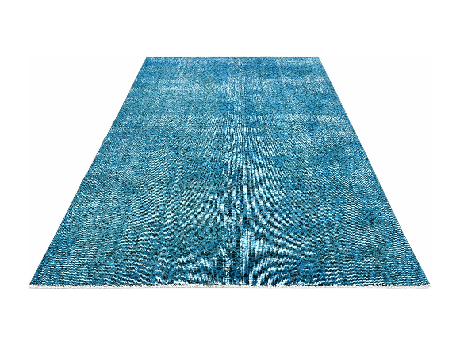 Tappeto in lana 173x282 turchese Ultra Vintage