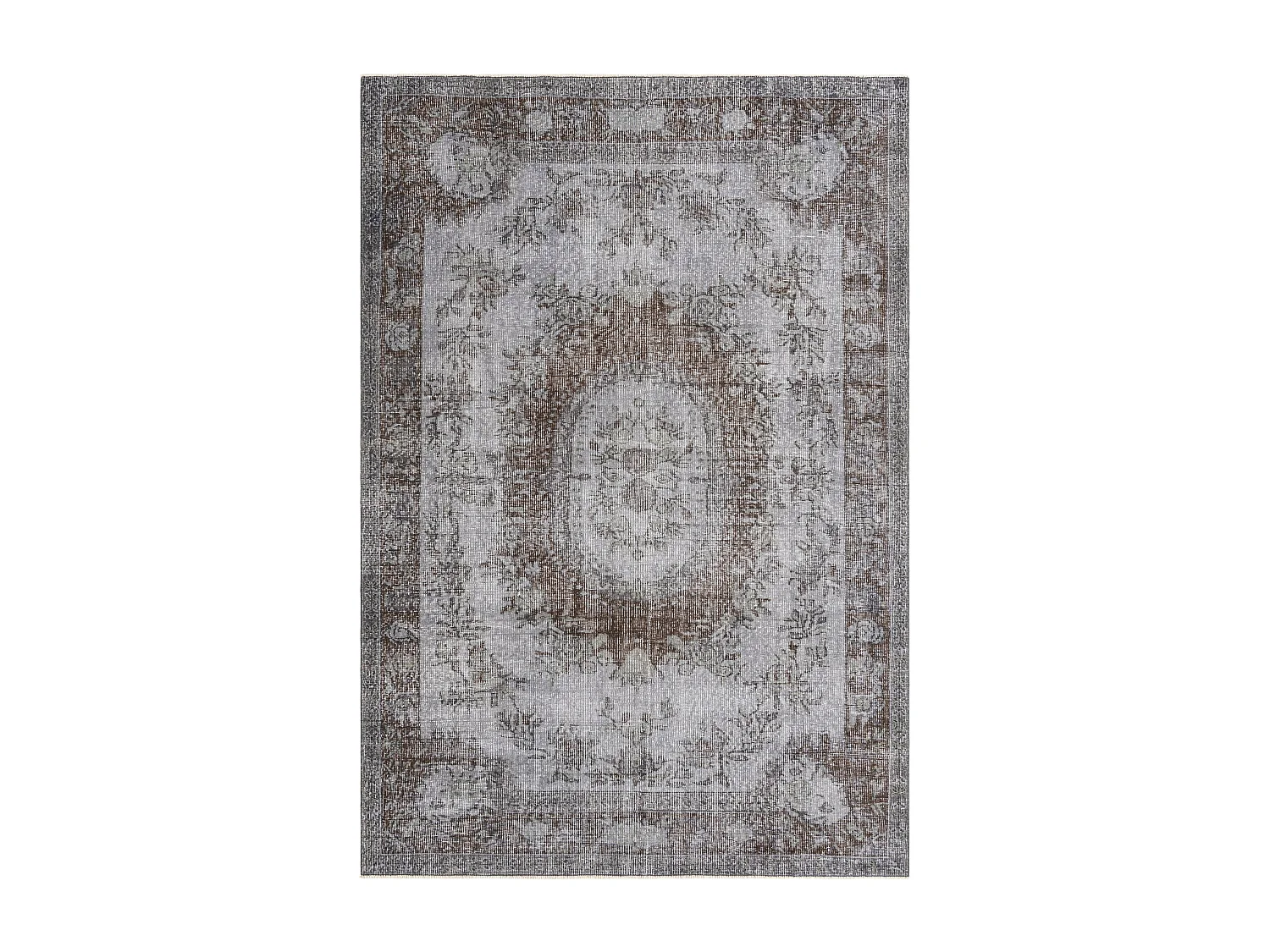 Tapis de laine 193x284 gris Ultra Vintage