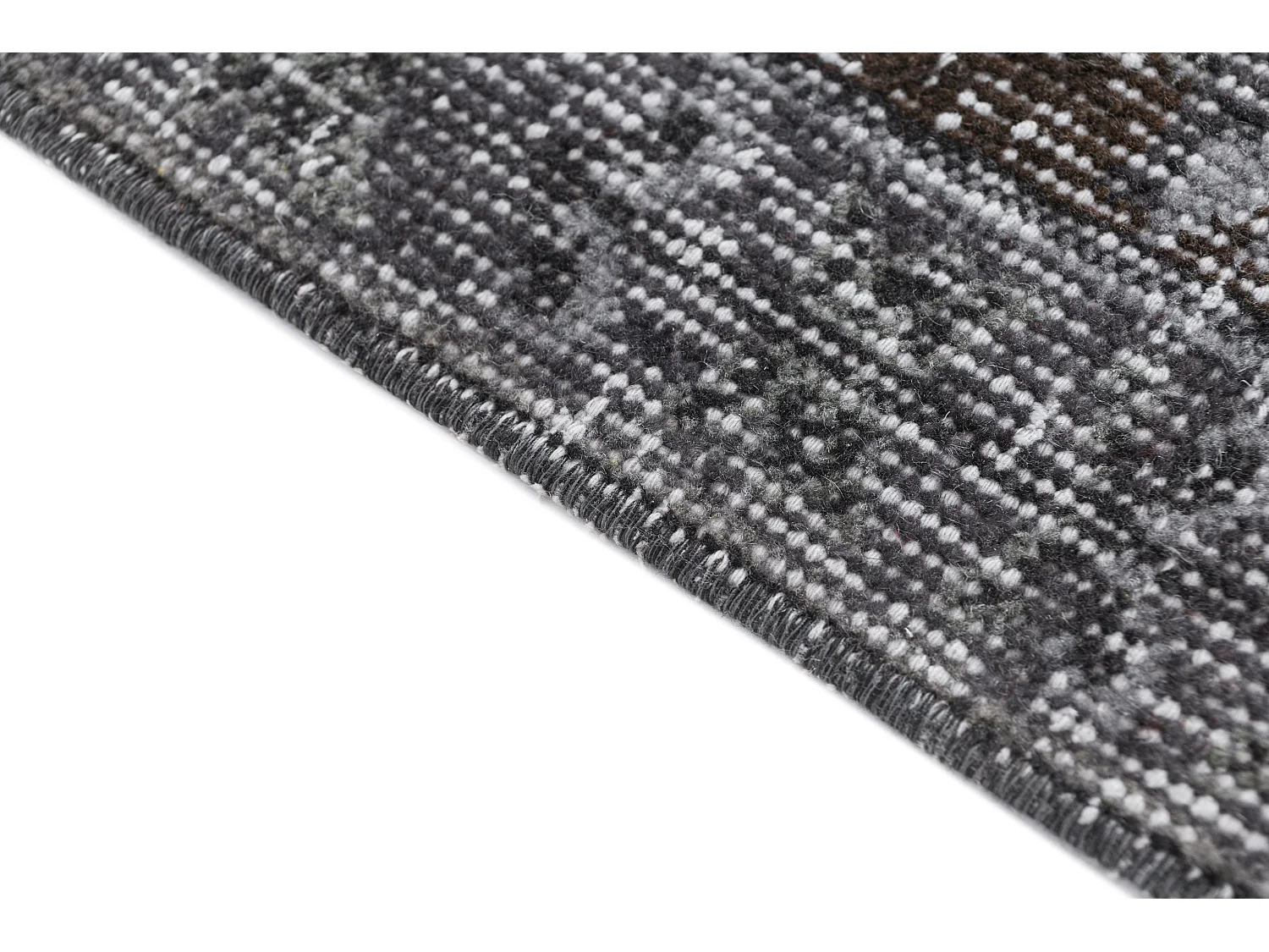 Tapis de laine 193x284 gris Ultra Vintage