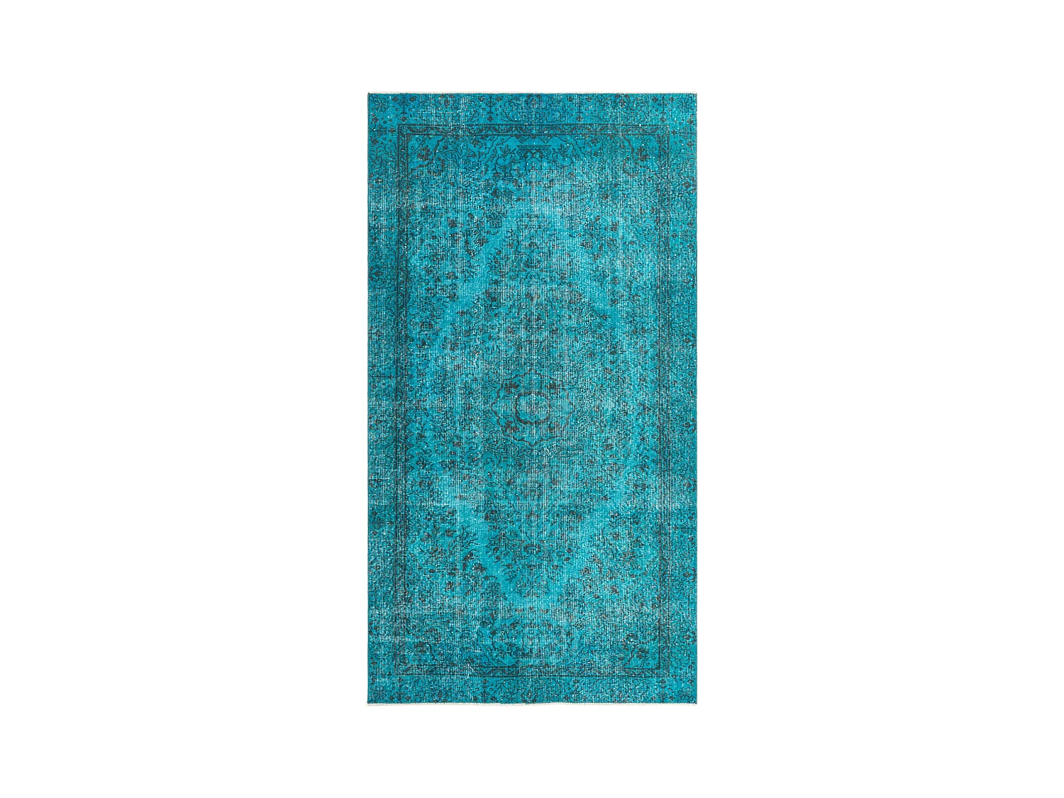 Tapis de laine 142x264 turquoise Ultra Vintage