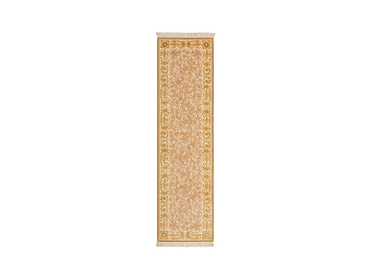 Tapis de couloir en laine 81x300 brun Darya