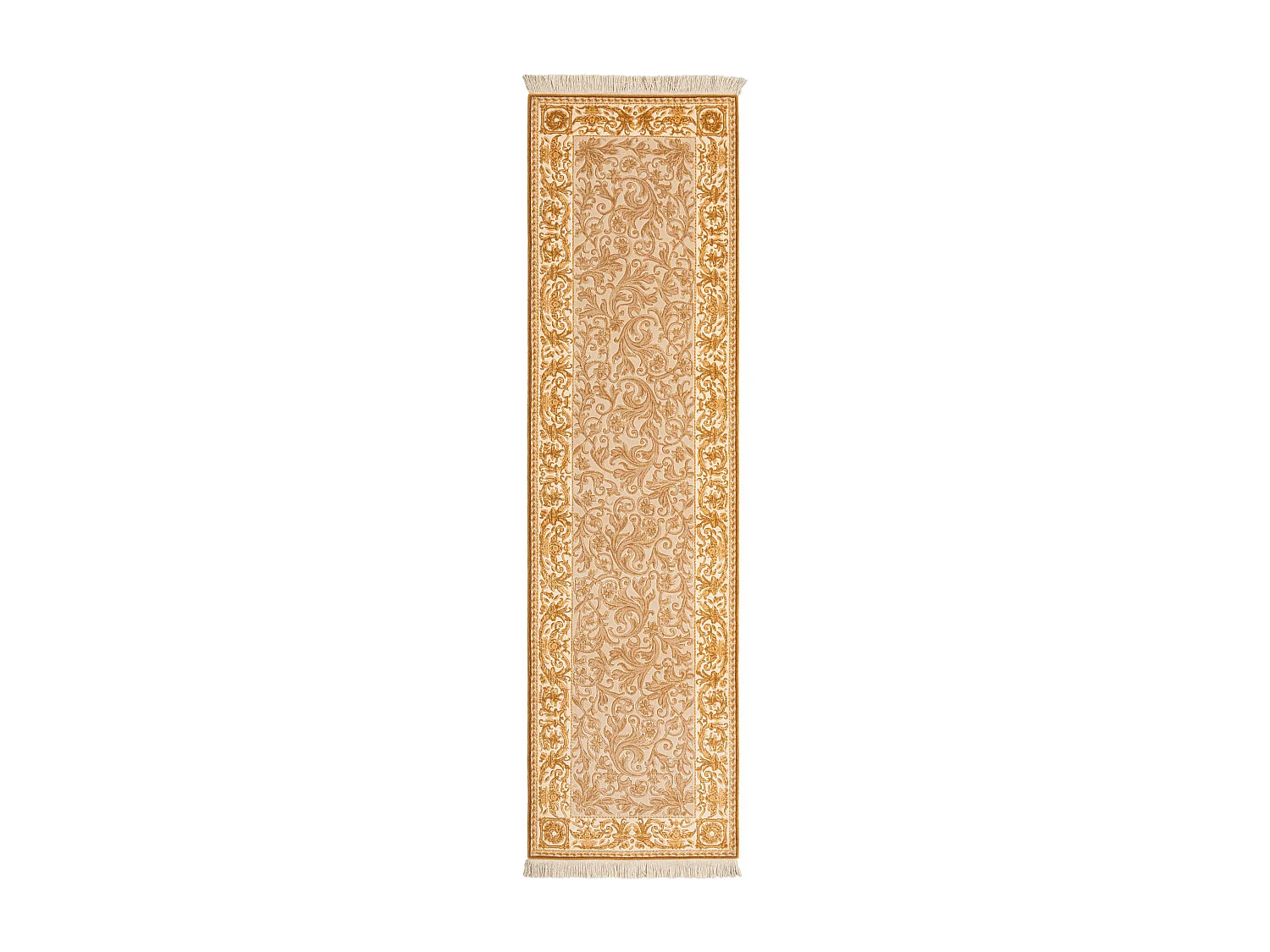 Tapis de couloir en laine 81x300 brun Darya