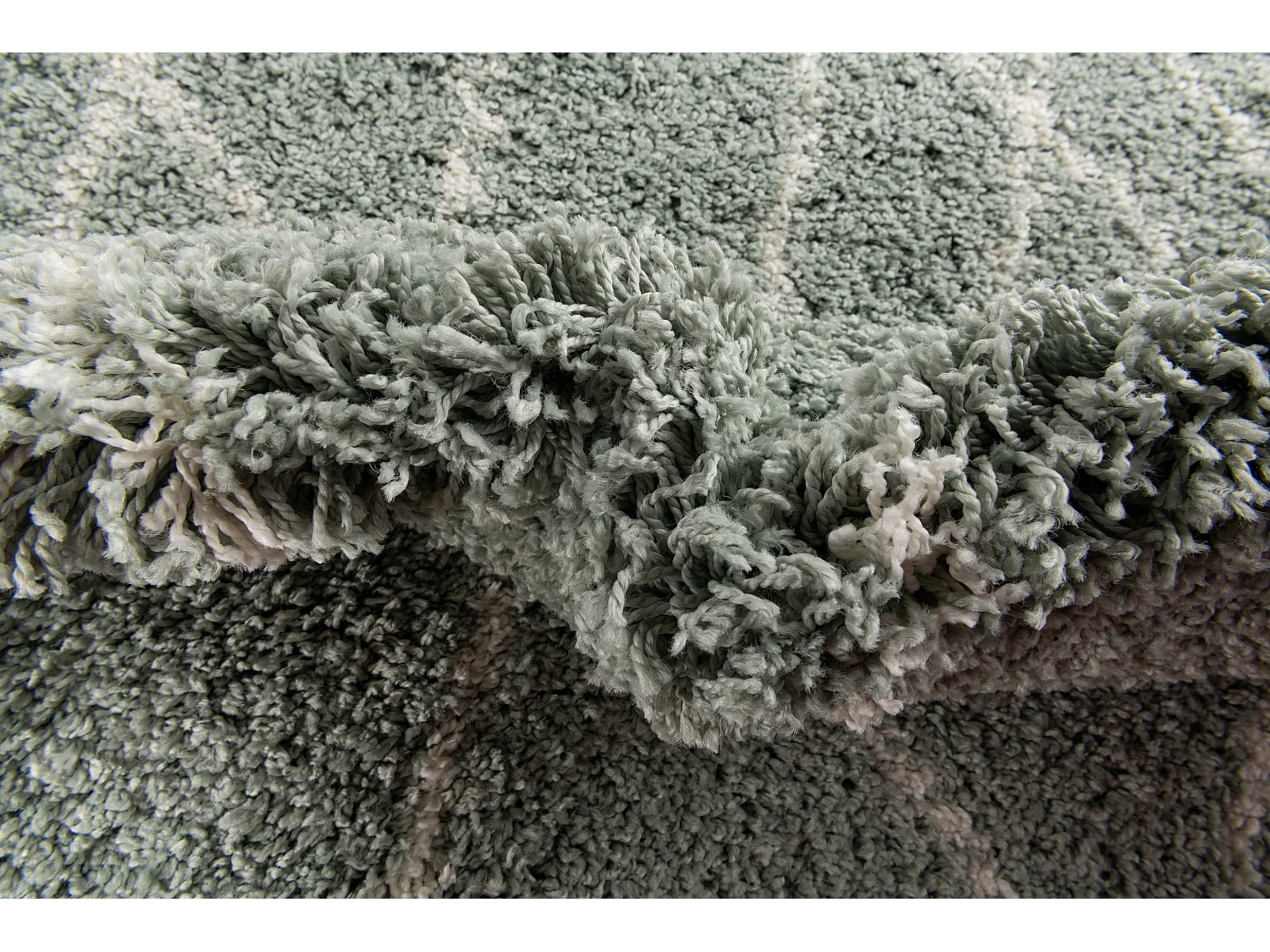 Tapis shaggy 185x275 vert Lachen Fence