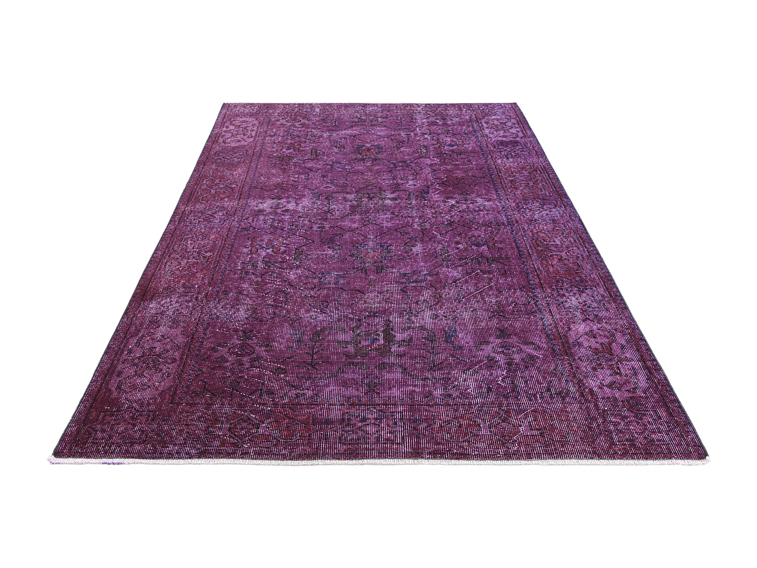 Tapis de laine 165x257 Violet Ultra Vintage