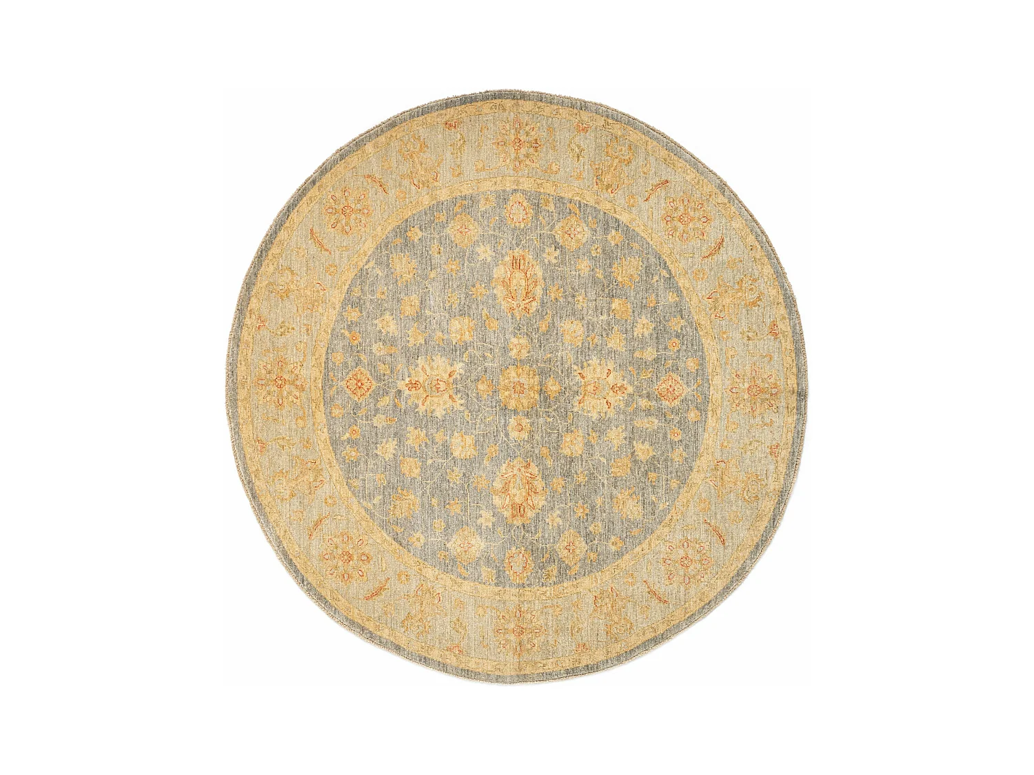 Tapis de laine 197x201 Bleu Kaizar