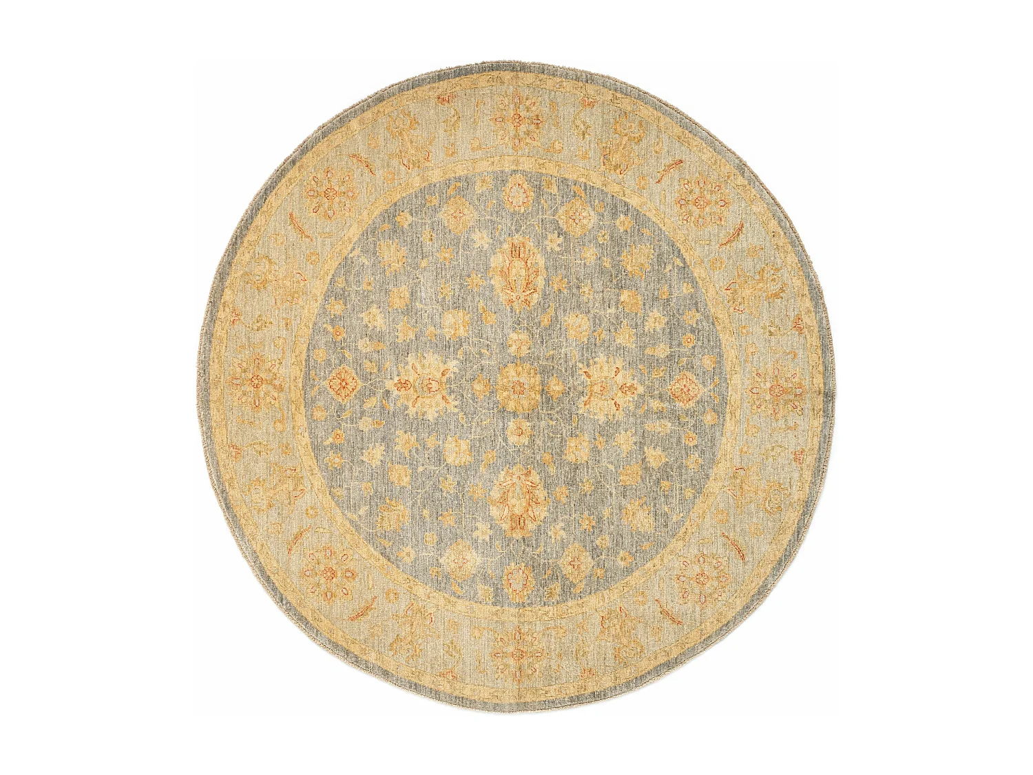 Tapis de laine 197x201 Bleu Kaizar