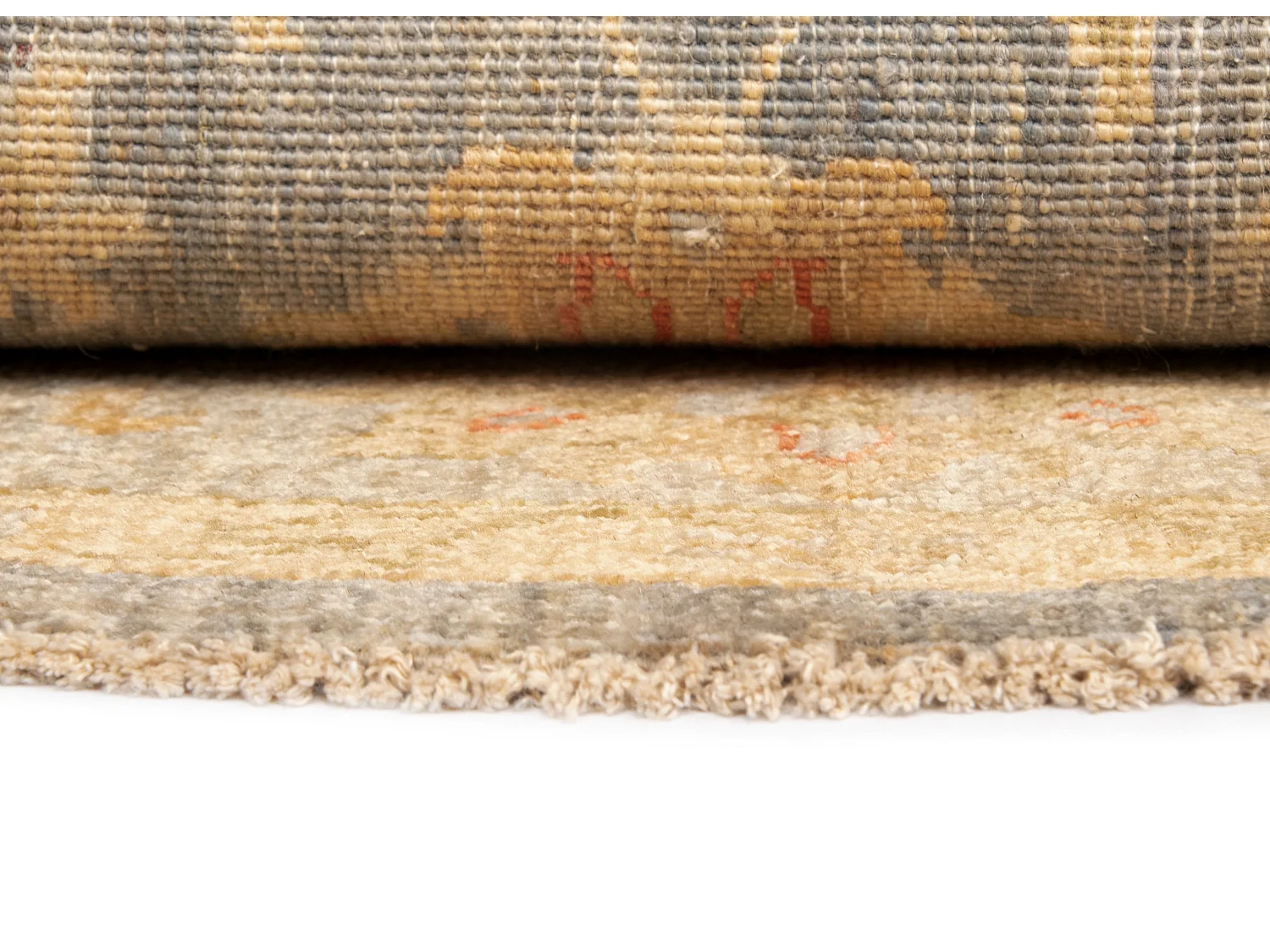 Tapis de laine 197x201 Bleu Kaizar