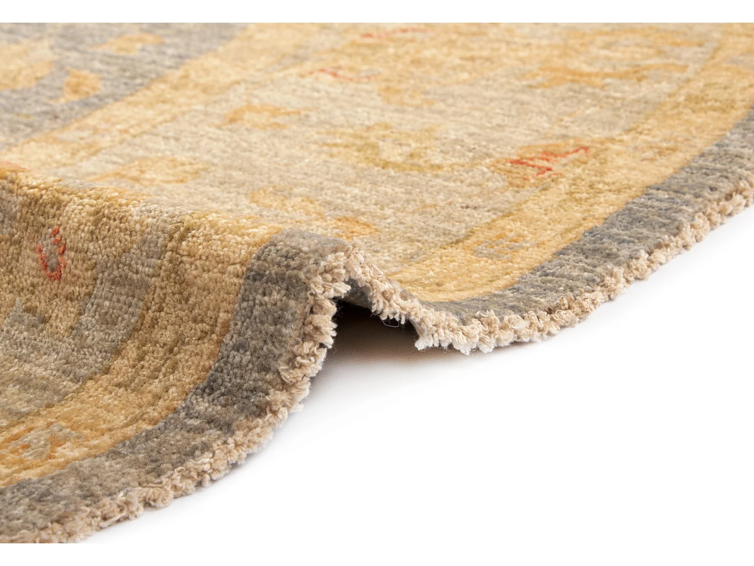 Tapis de laine 197x201 Bleu Kaizar