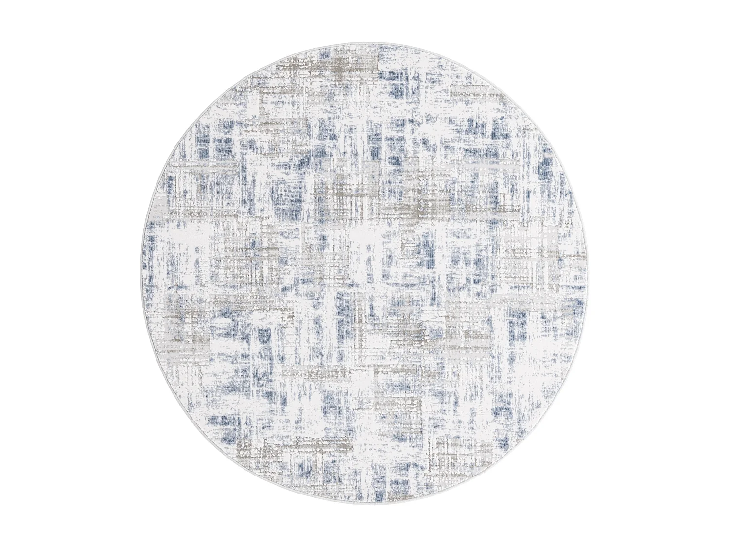 Tapis 160x160 Bleu Davos Miracle