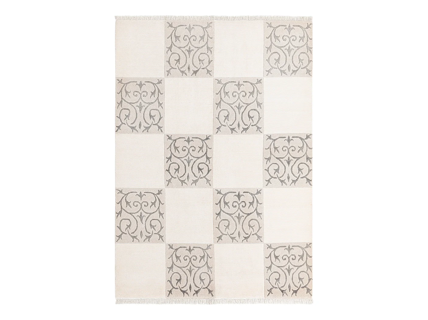 Tapis de laine 170x241 beige Darya