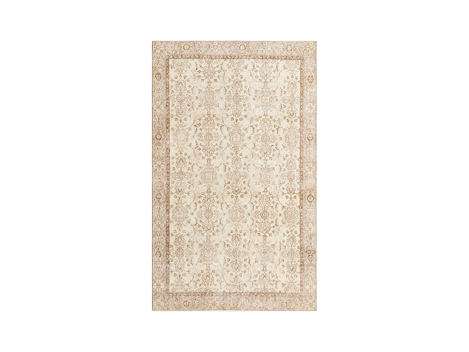 Tapis de laine 160x262 brun Ultra Vintage