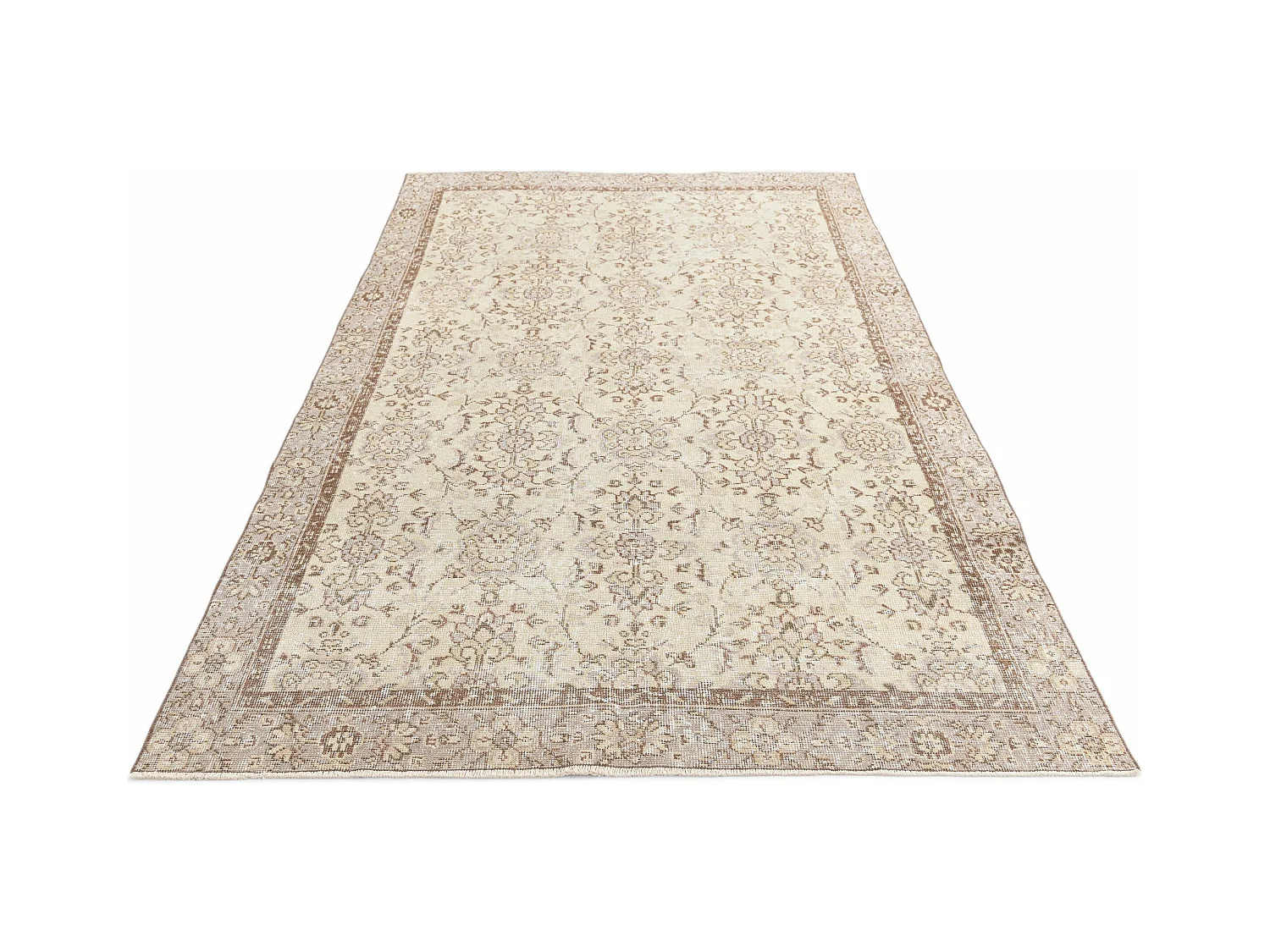 Tappeto in lana 160x262 marrone Ultra Vintage