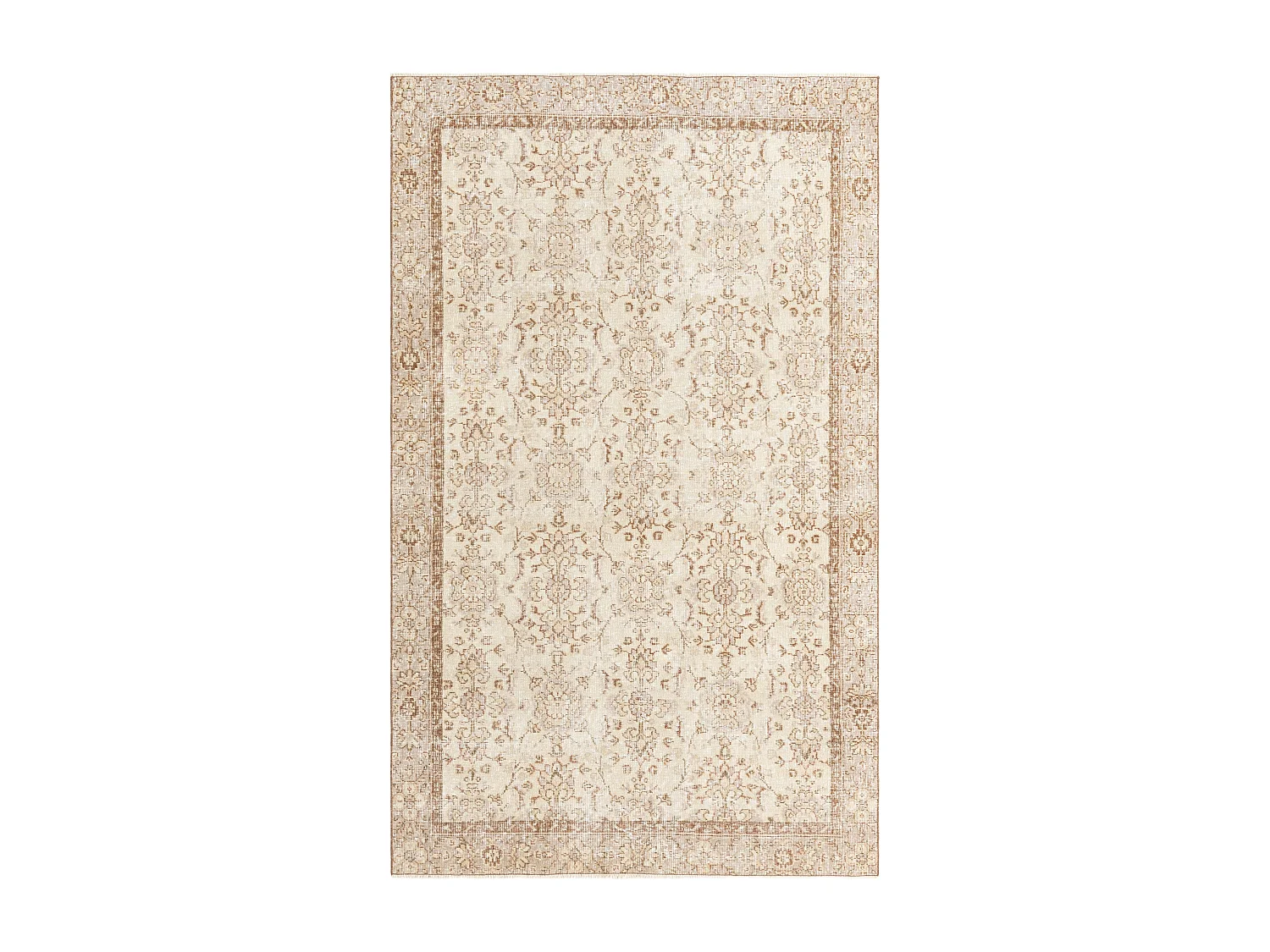 Tapis de laine 160x262 brun Ultra Vintage
