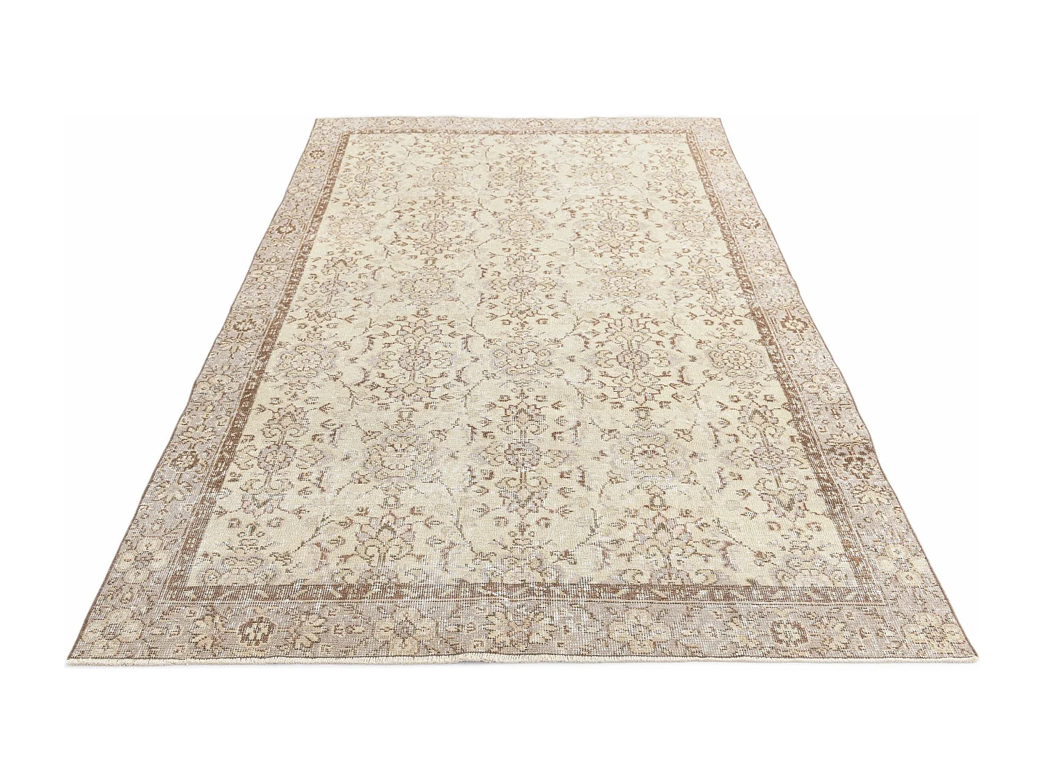 Tapis de laine 160x262 brun Ultra Vintage