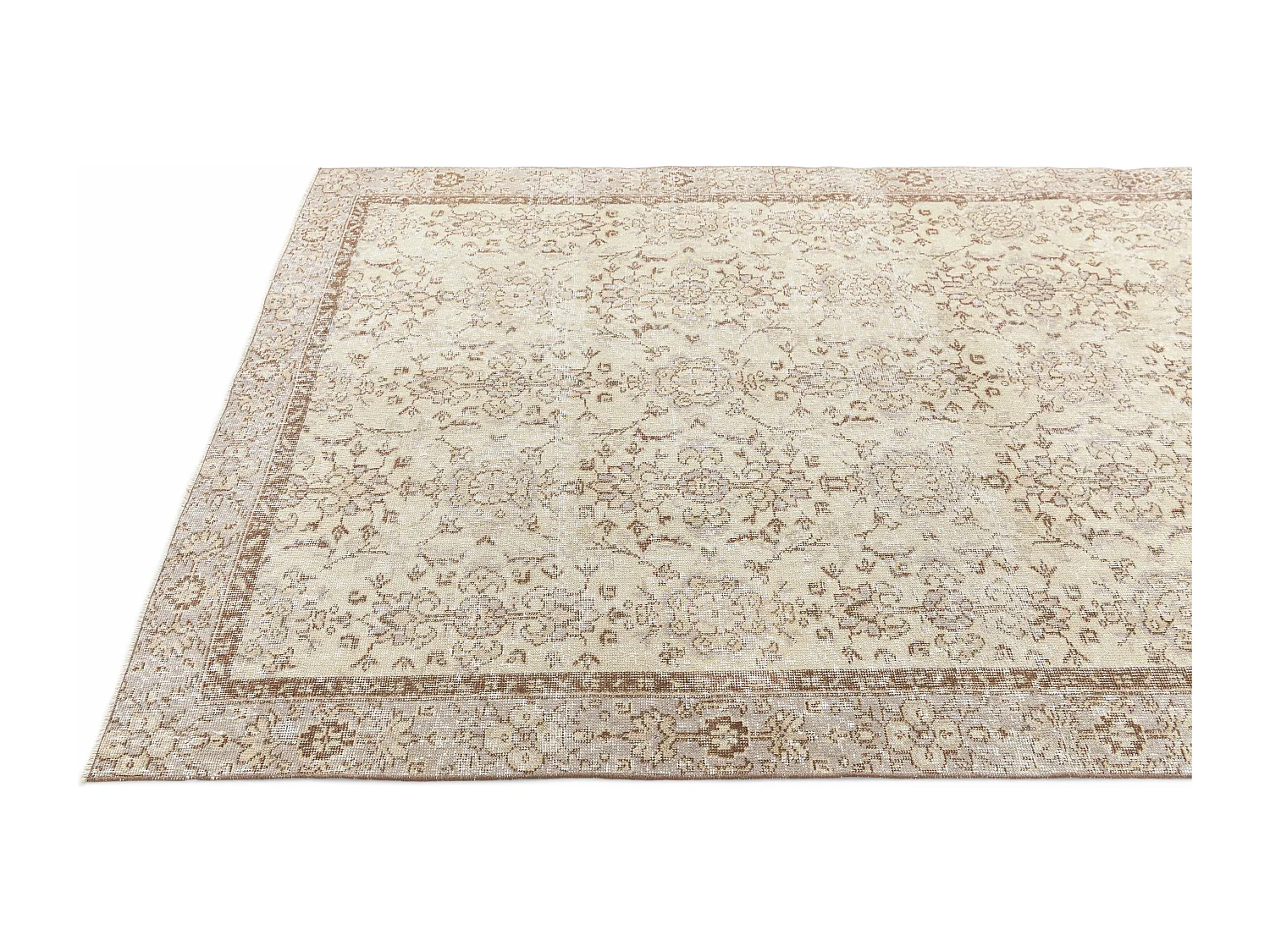 Tapis de laine 160x262 brun Ultra Vintage
