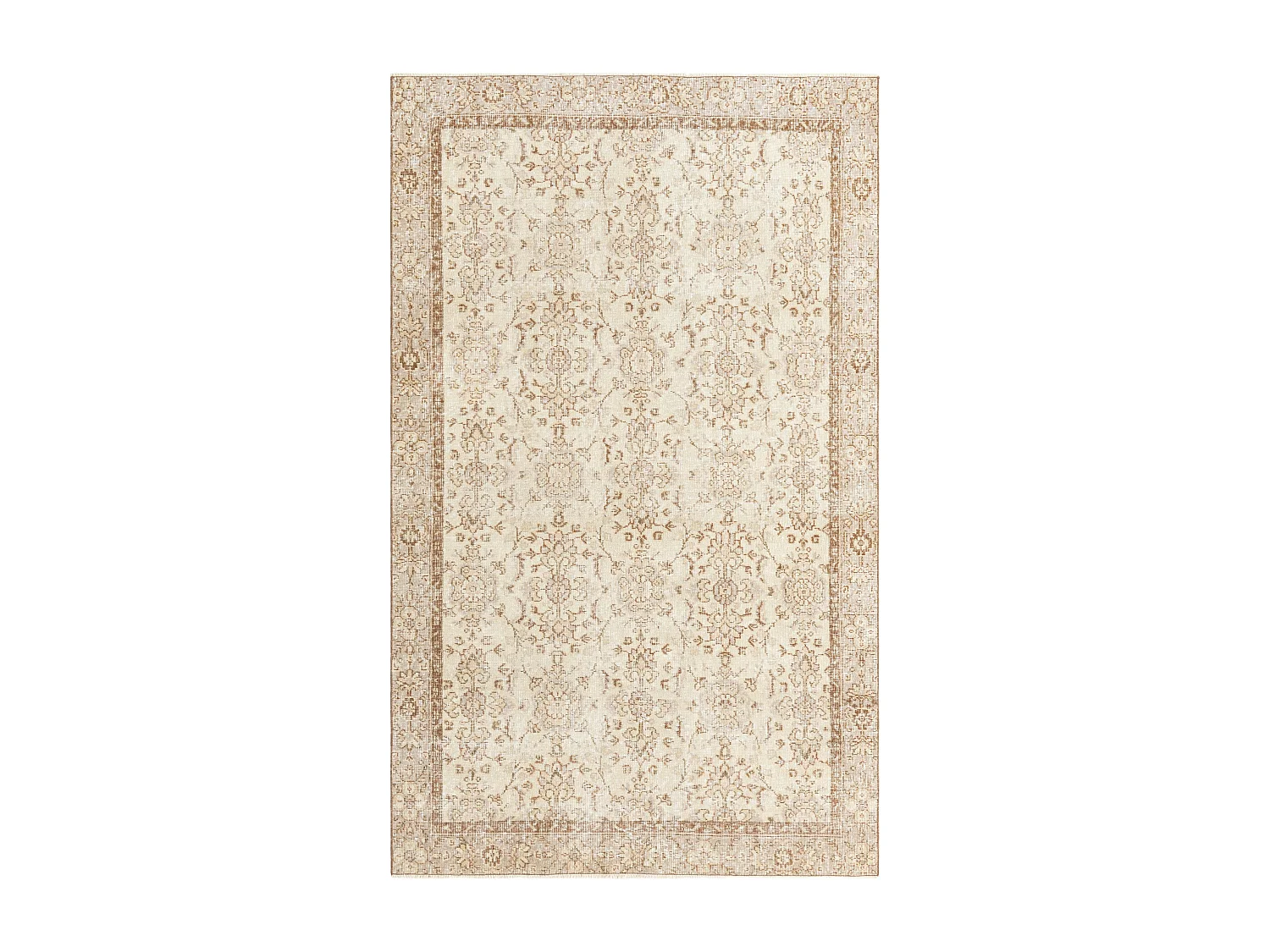 Tapis de laine 160x262 brun Ultra Vintage