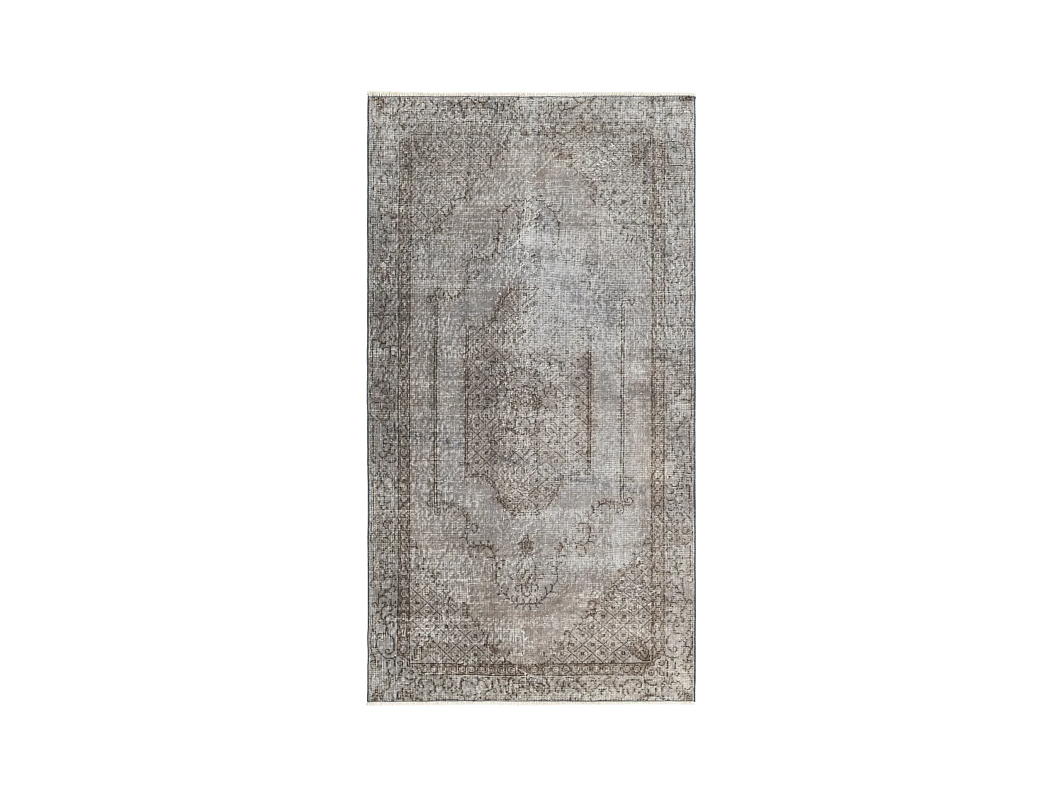 Tapis de laine 109x206 gris Ultra Vintage