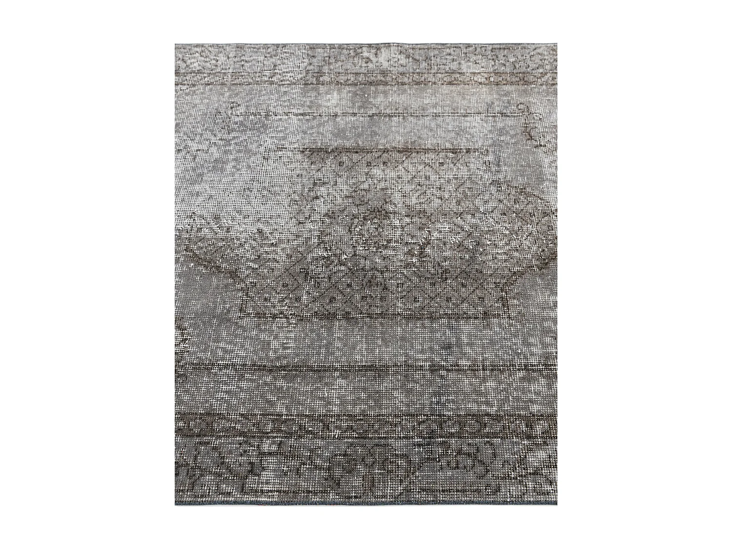 Tapis de laine 109x206 gris Ultra Vintage