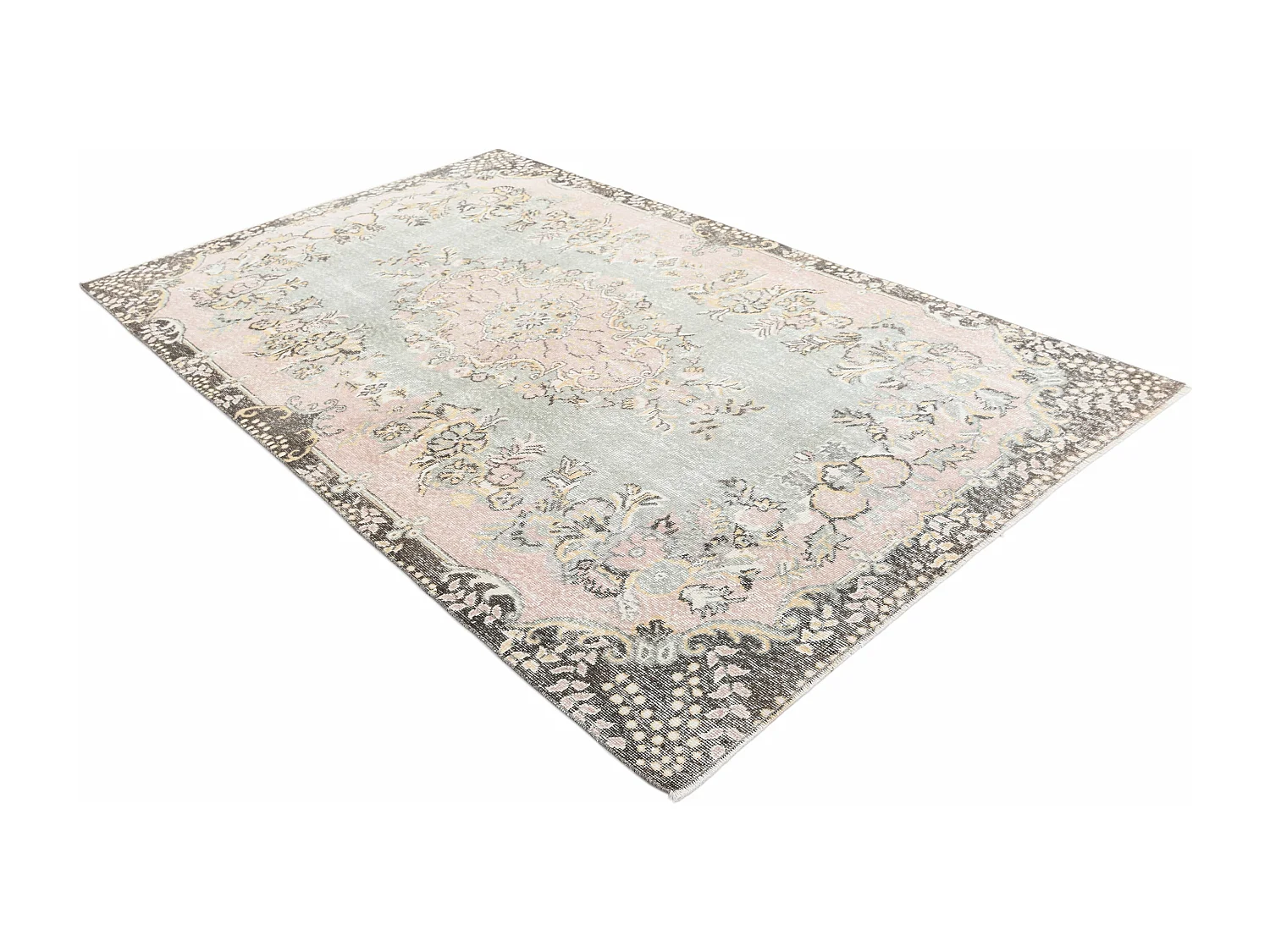 Tapis de laine 170x272 brun Ultra Vintage