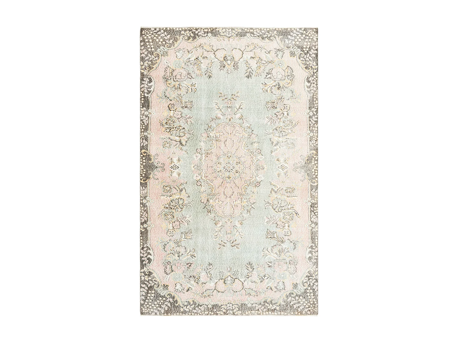 Tapis de laine 170x272 brun Ultra Vintage