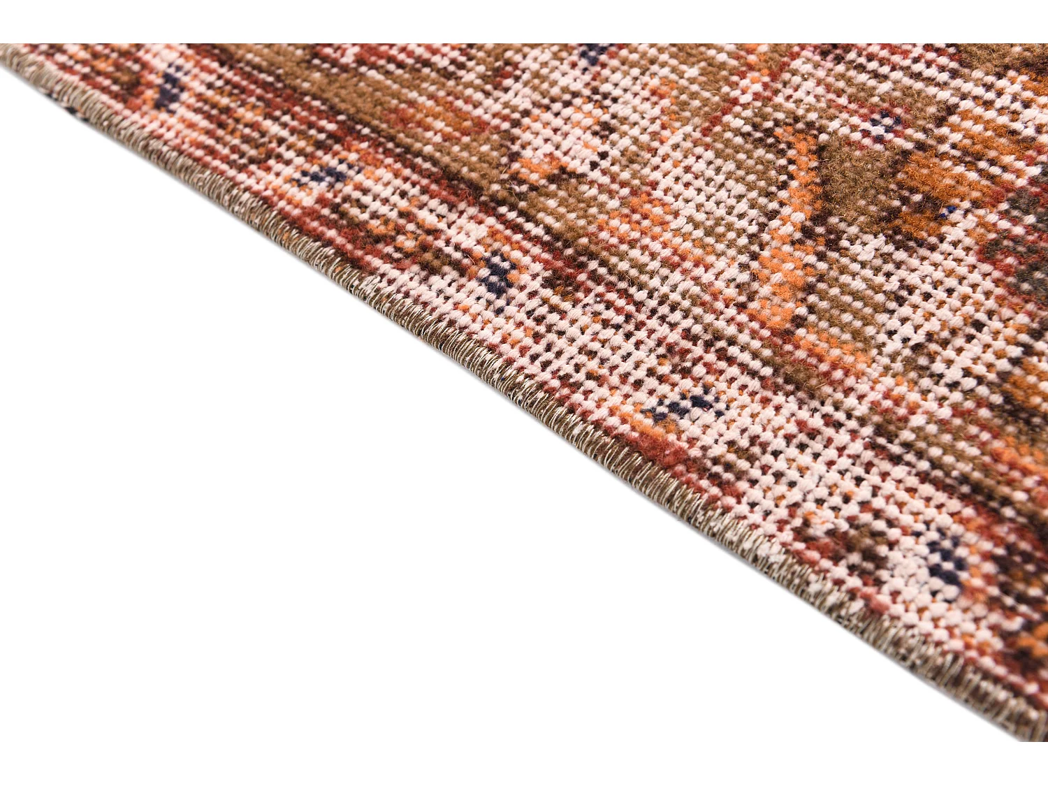 Wollteppich 178x277 Braun Ultra Vintage