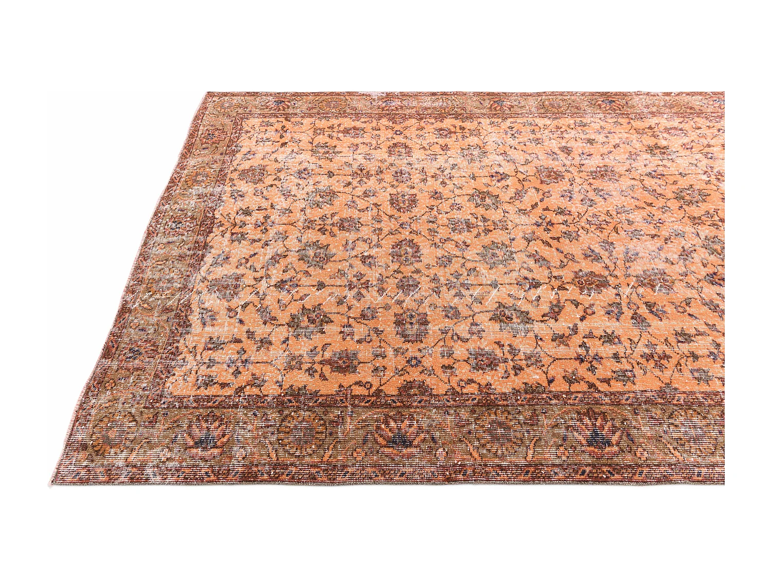 Tapis de laine 178x277 brun Ultra Vintage