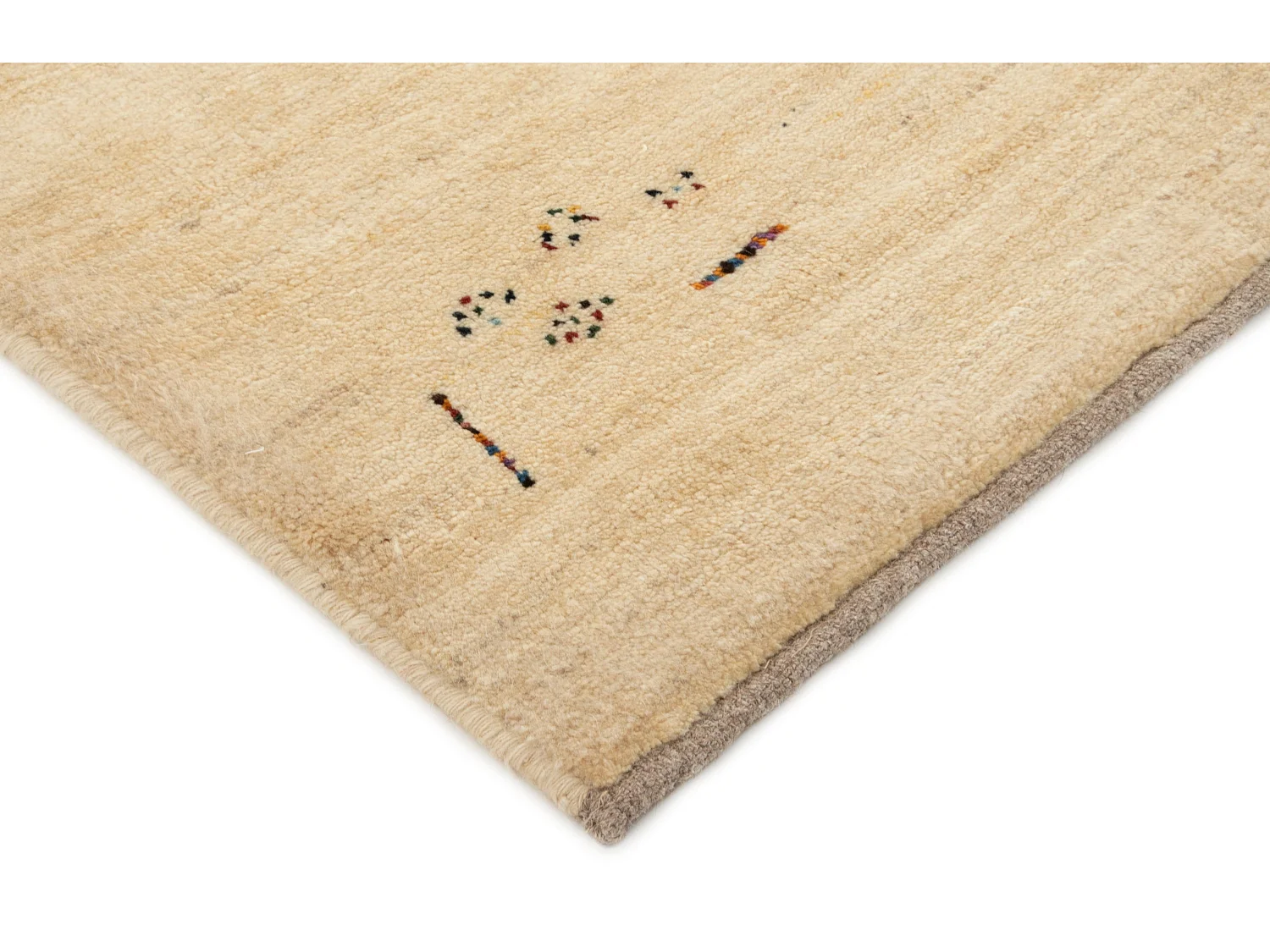 Woltapijt 198x151 Beige Gabbeh Shouli