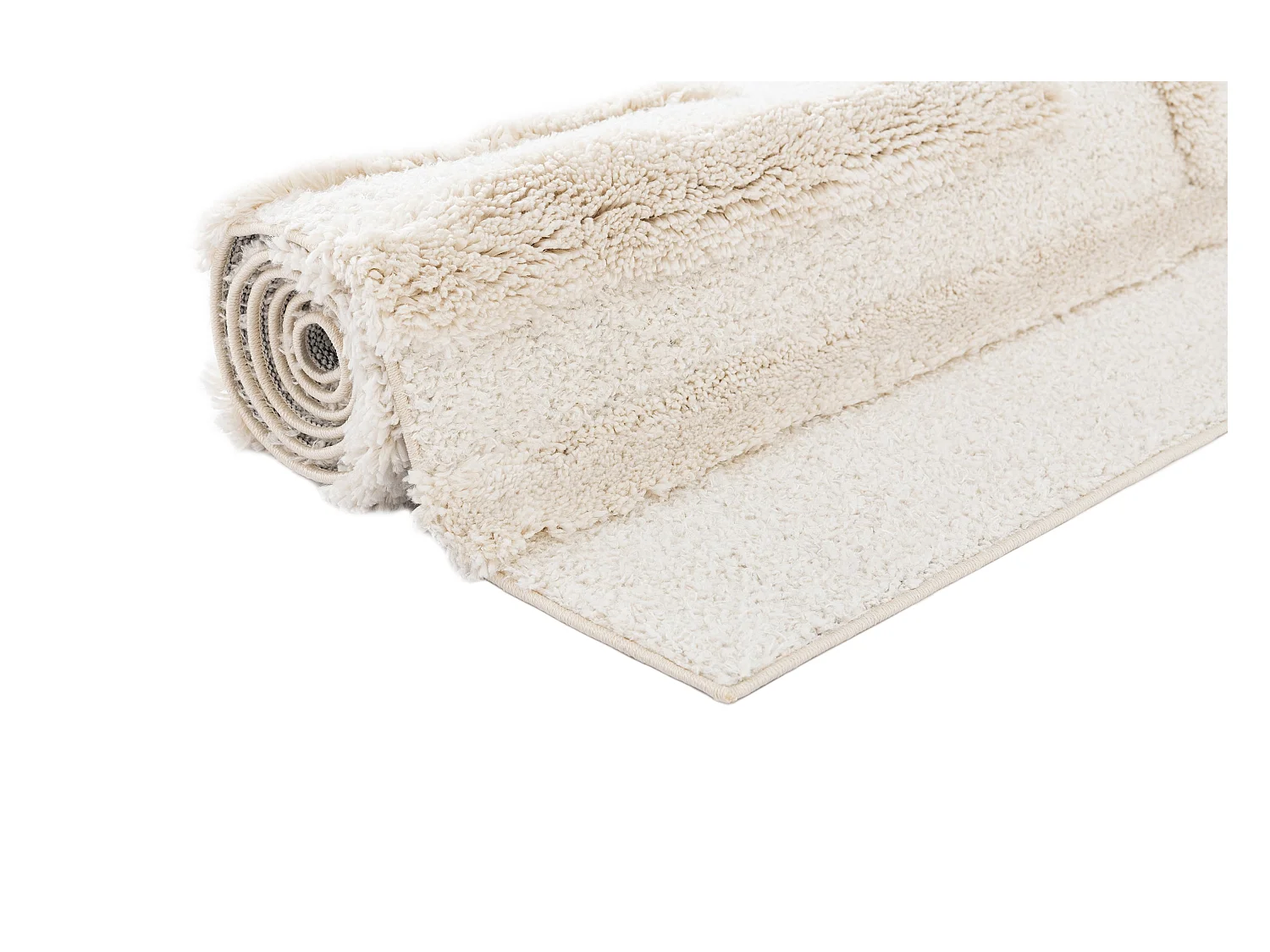 Hoogpolig tapijt 245x160 Wit Thun Avis