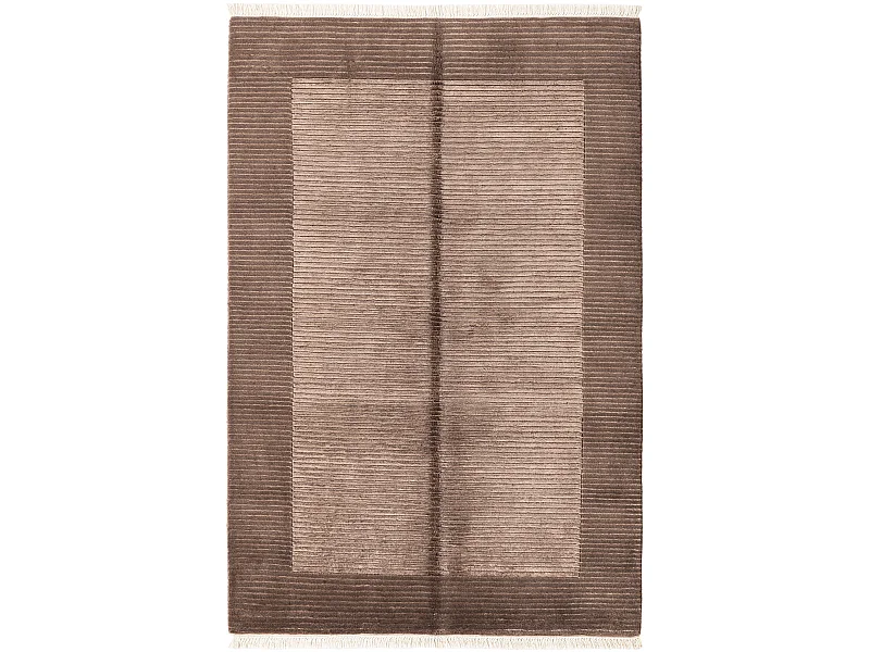 Wollteppich 119x180 Braun Darya