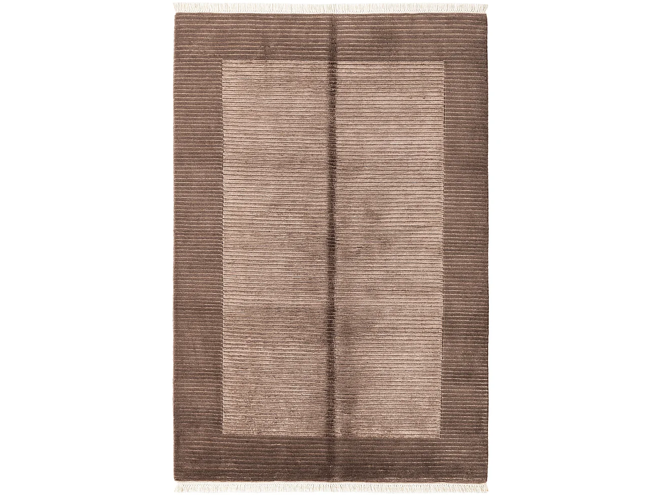 Tapis de laine 119x180 brun Darya