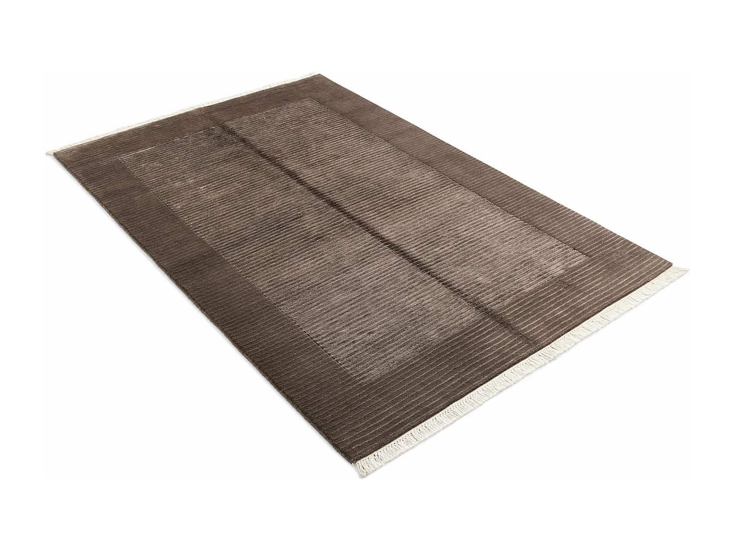 Tapis de laine 119x180 brun Darya