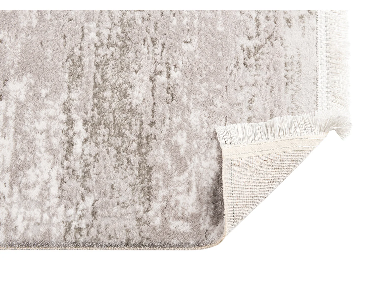 Tapis 215x305 gris noir Davos Charme