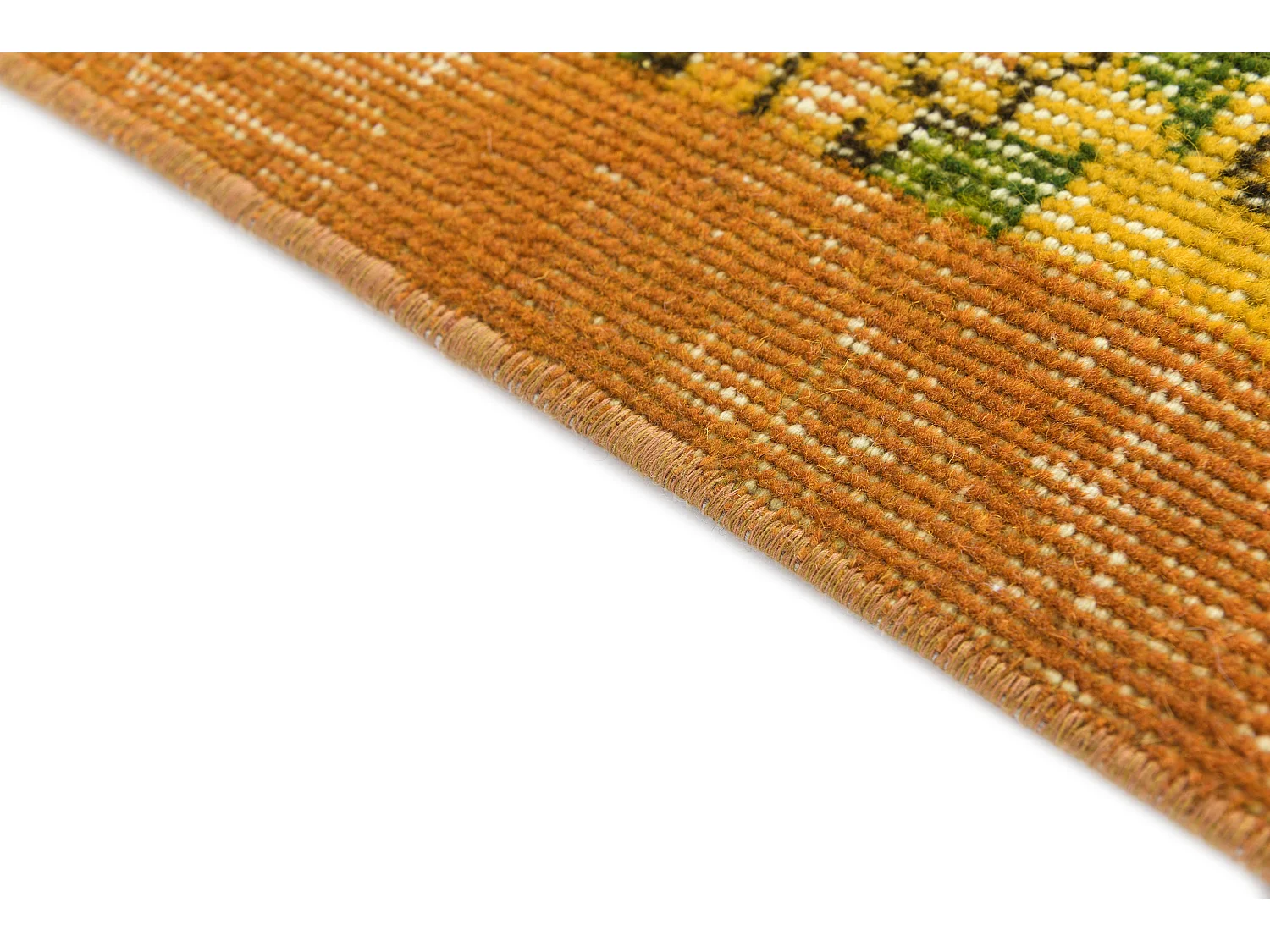 Tapis de laine 160x262 jaune Ultra Vintage